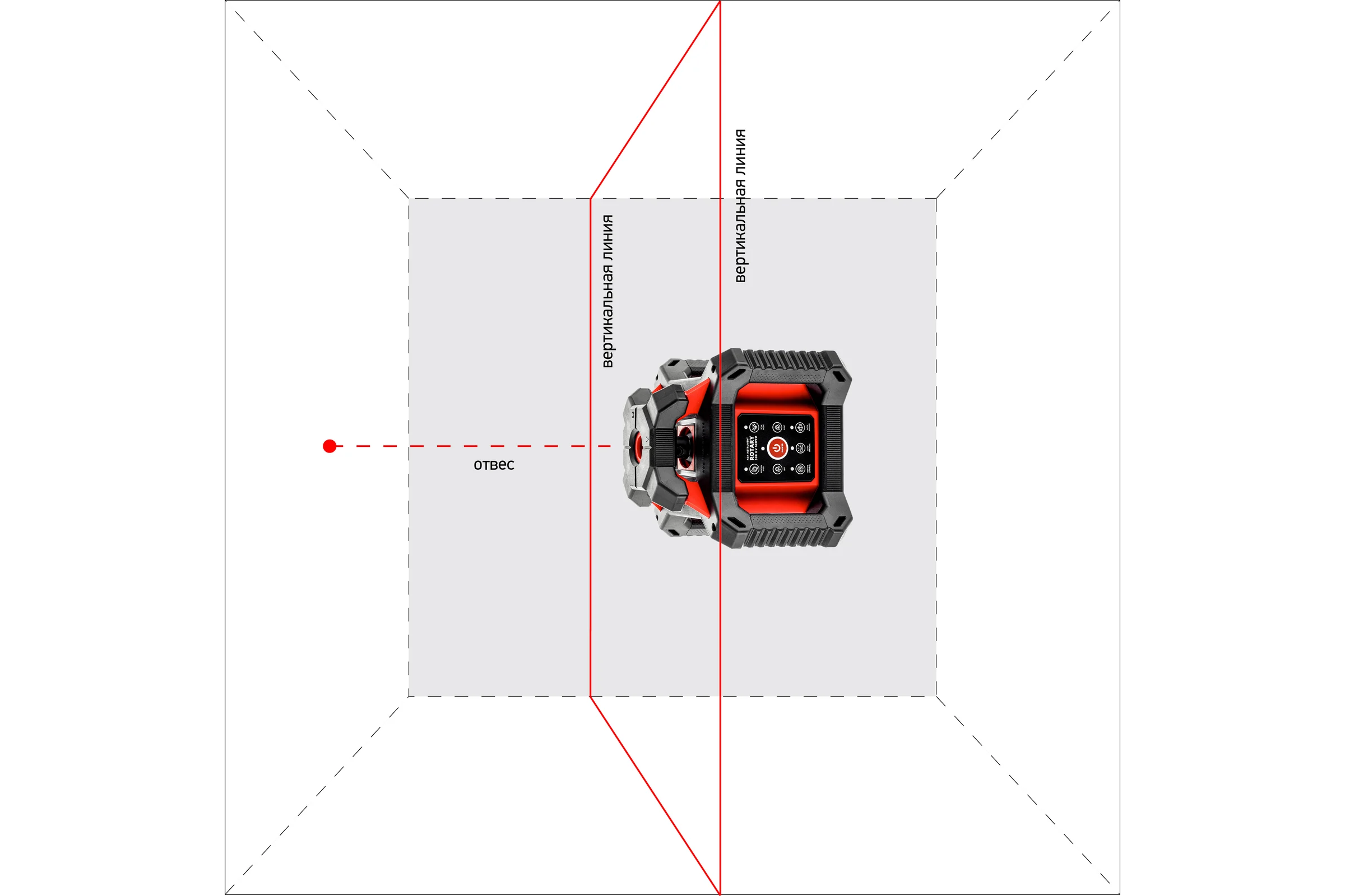 Нивелир лазерный ADA ROTARY 500 HV SERVO A00578 А00578