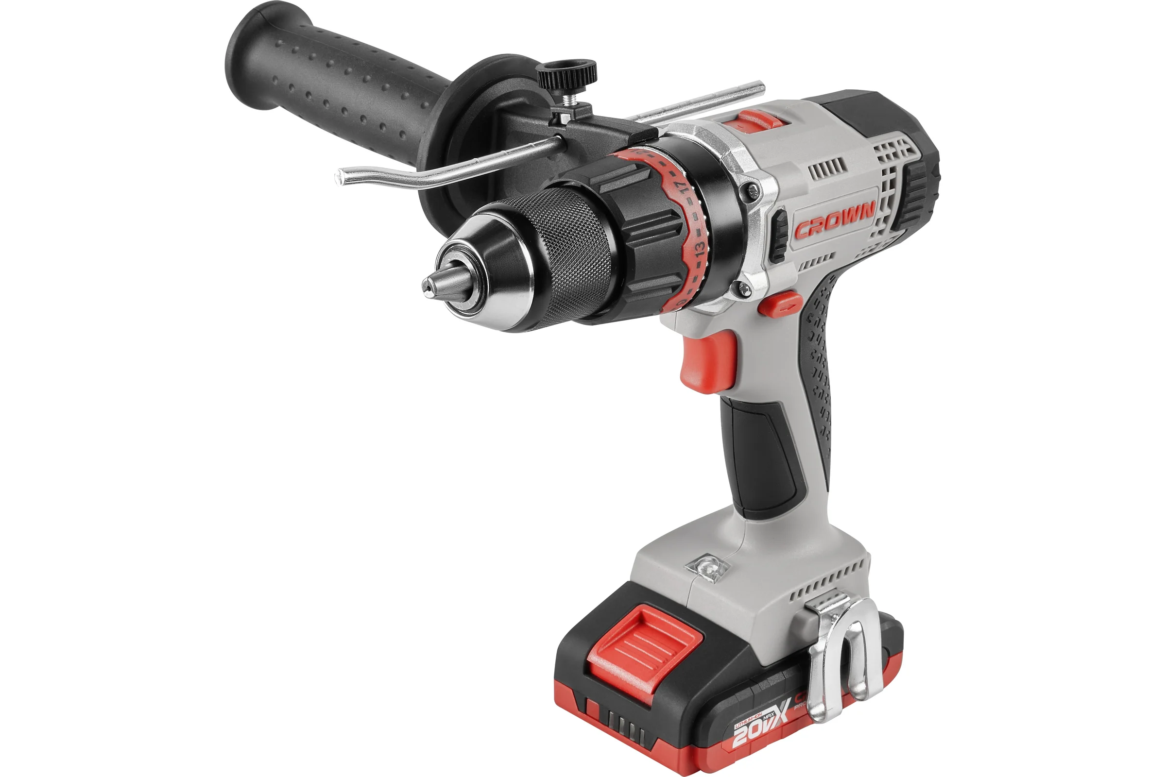 Аккумуляторная дрель-шуруповерт Crown CT21076HMX-2 BMC