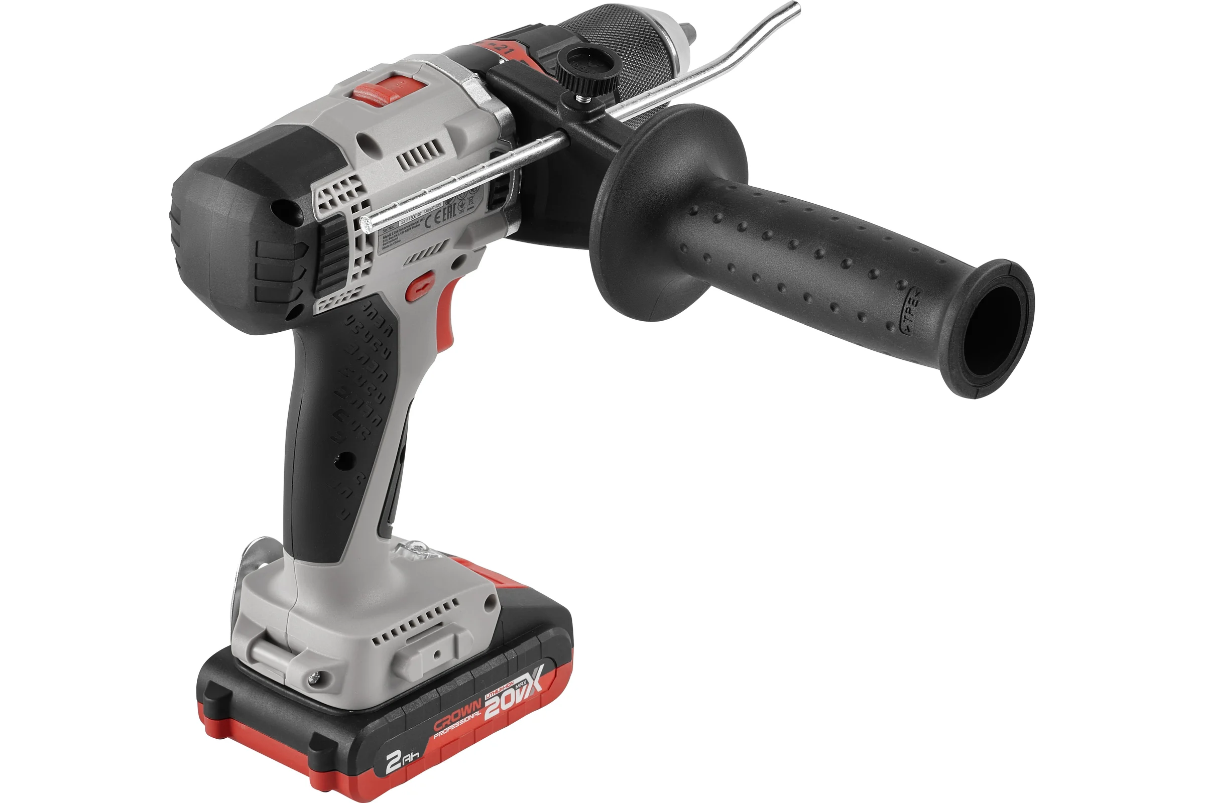 Аккумуляторная дрель-шуруповерт Crown CT21076HMX-2 BMC