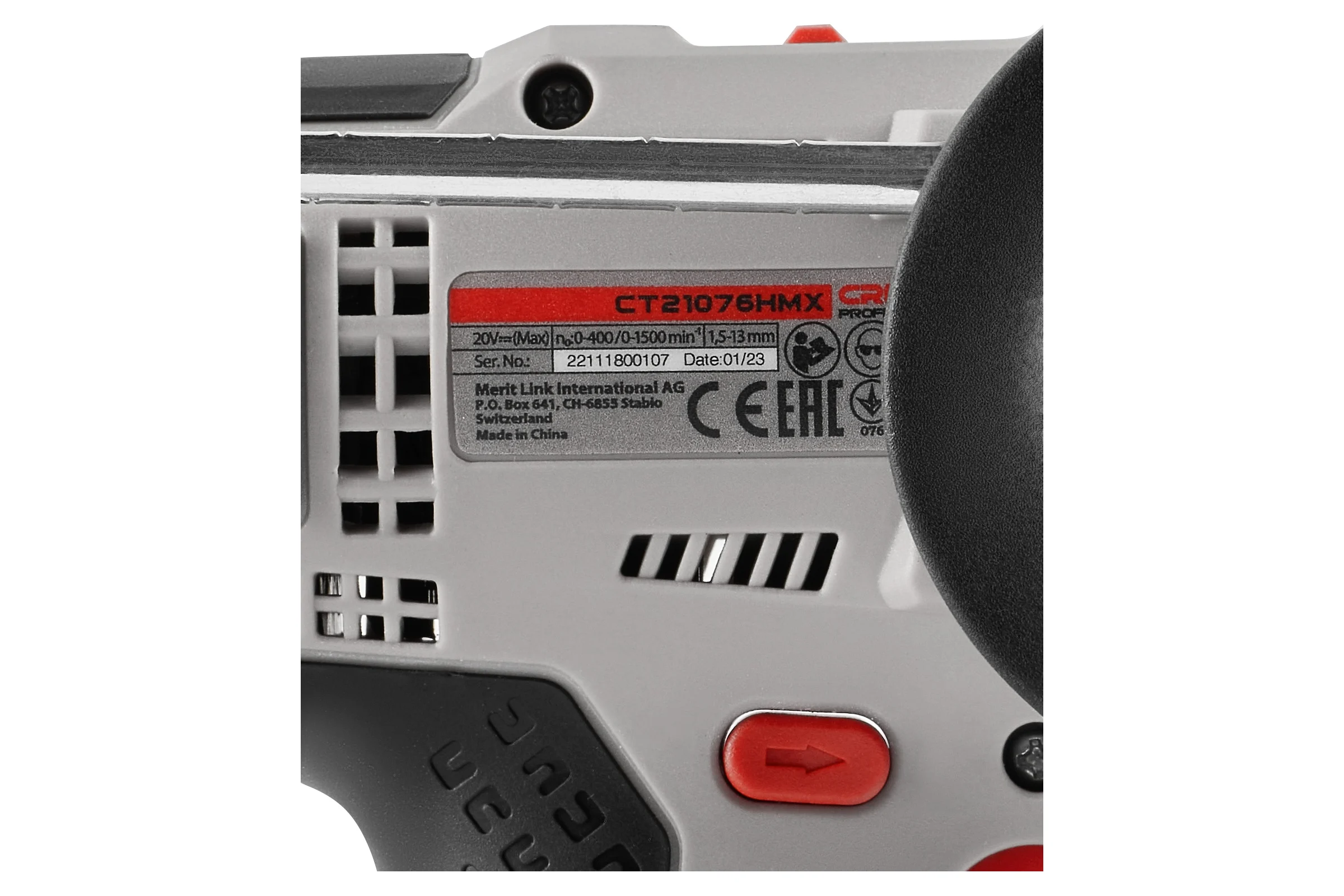 Аккумуляторная дрель-шуруповерт Crown CT21076HMX-2 BMC