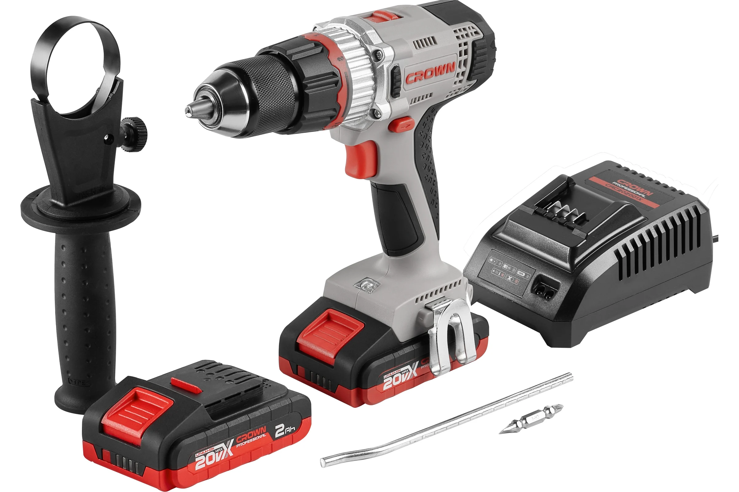 Аккумуляторная дрель-шуруповерт Crown CT21076HMX-2 BMC