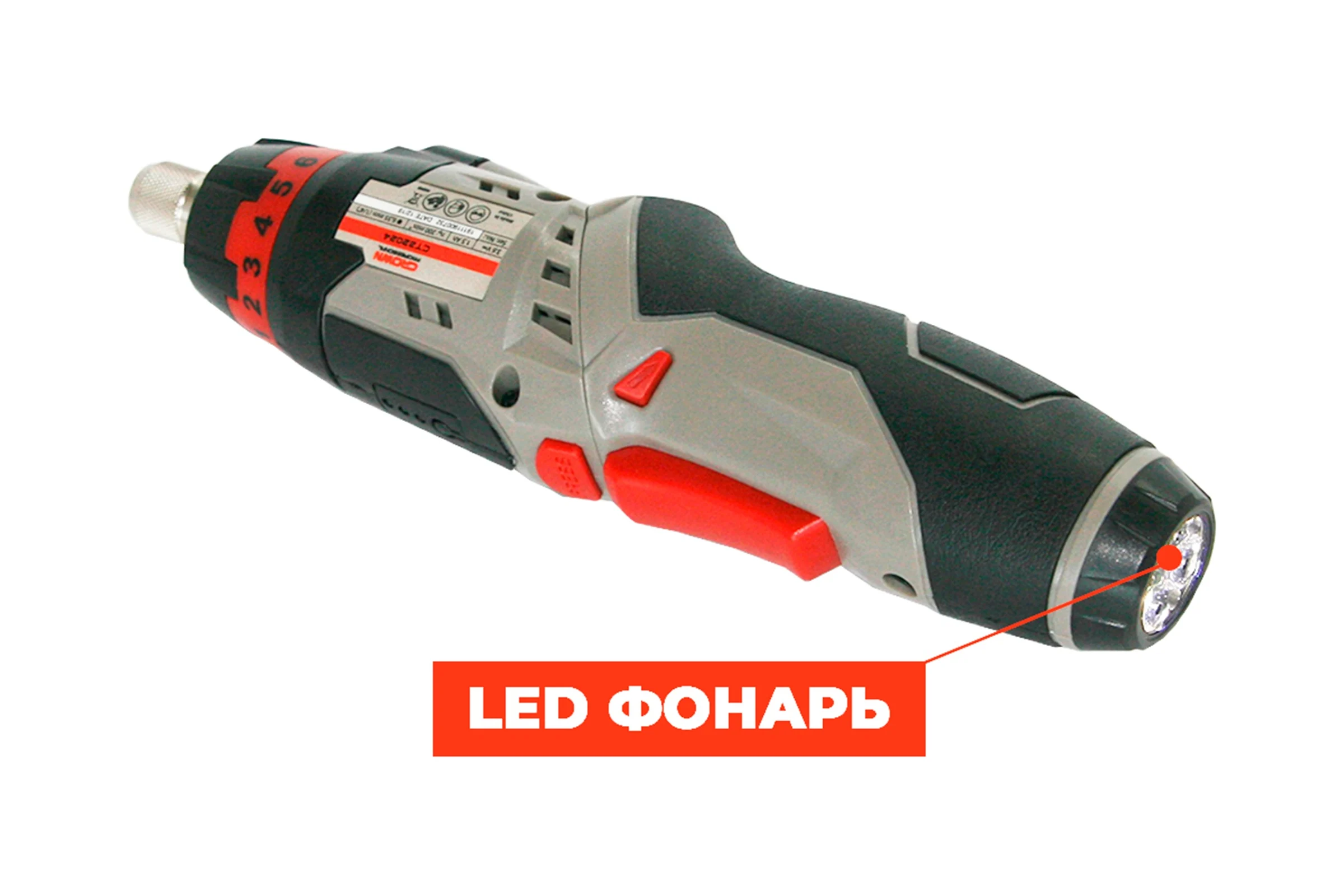 Аккумуляторный шуруповерт Crown CT22024 MC