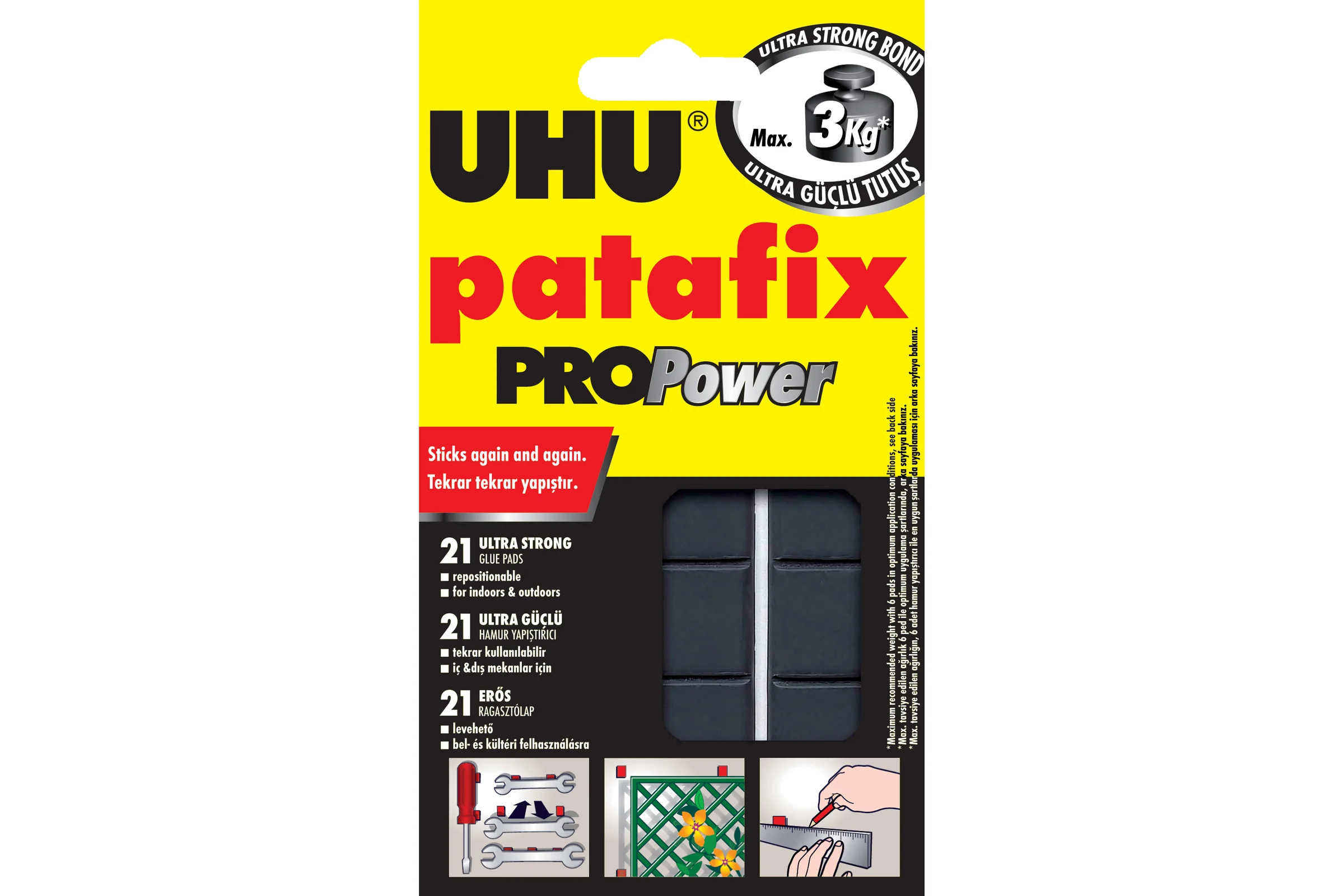 Клеевые подушечки PATAFIX PROPower 21 шт. UHU 40790