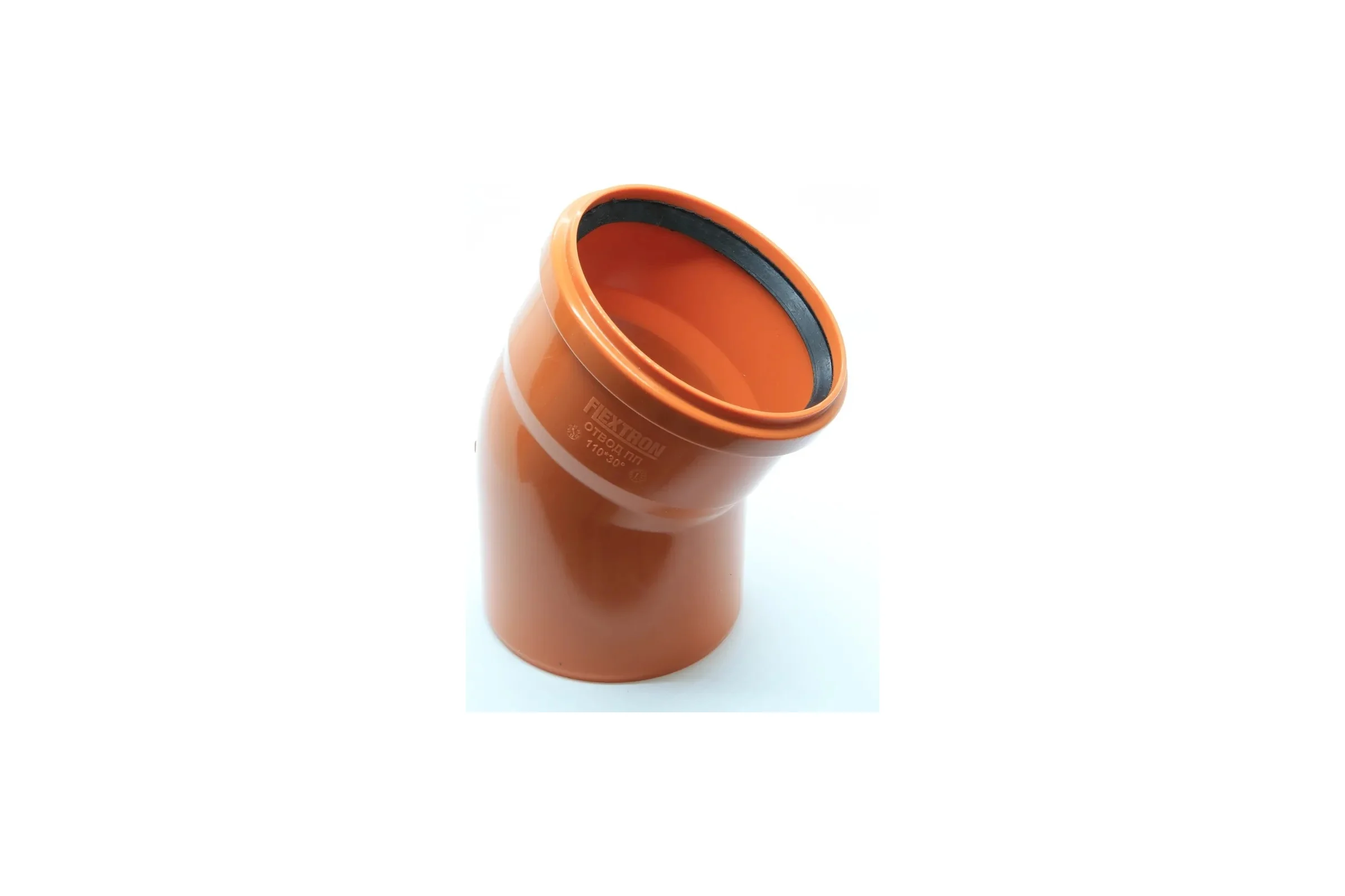 Отвод для наружной канализации Flextron d 110 мм, 30 градусов 138461
