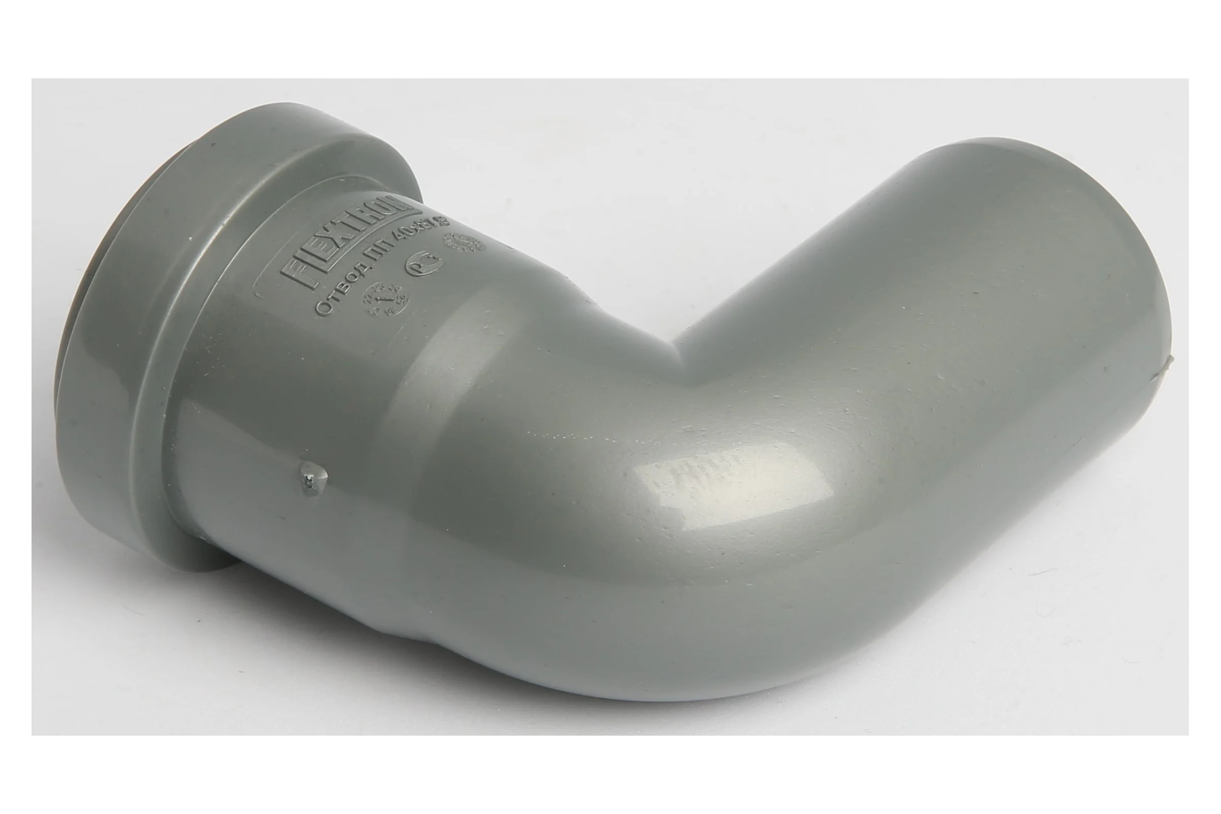 Отвод для внутренней канализации Flextron d 40 мм, 87.5 градусов 145817