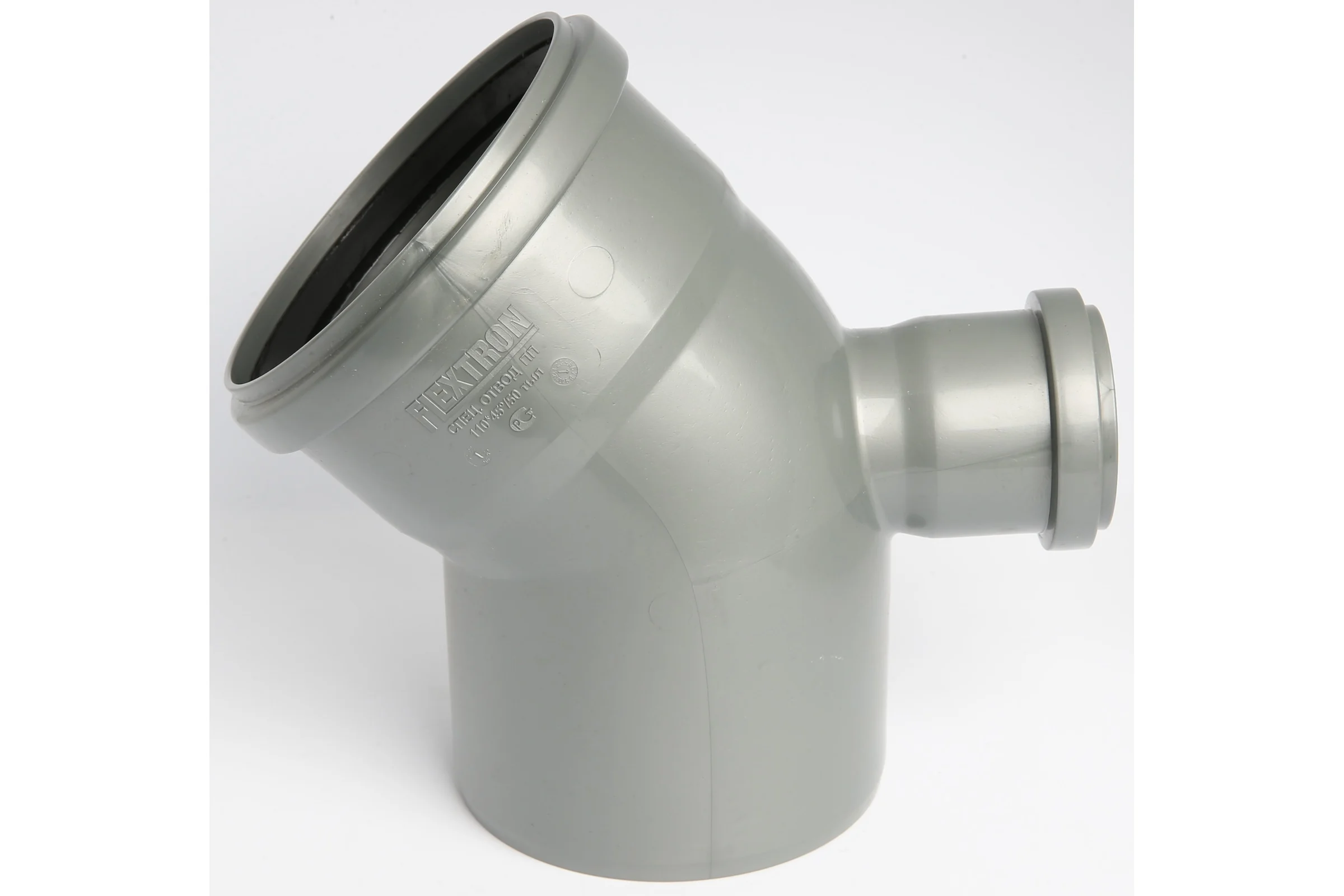 Спецотвод для внутренней канализации Flextron d 110/50/45 градусов (тыл) 148069