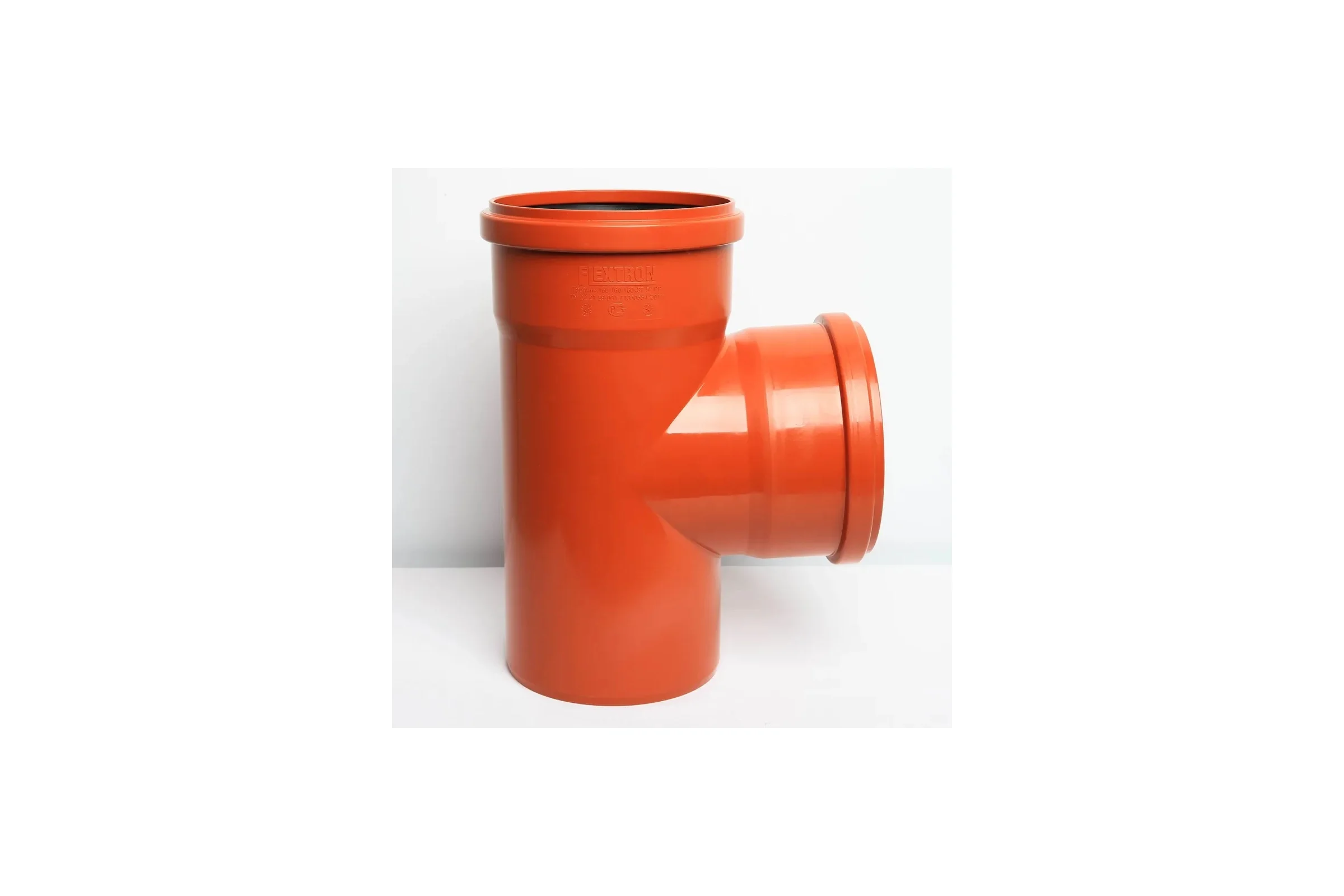 Тройник для наружной канализации Flextron d 160/160 мм, 87.5 градусов 145011