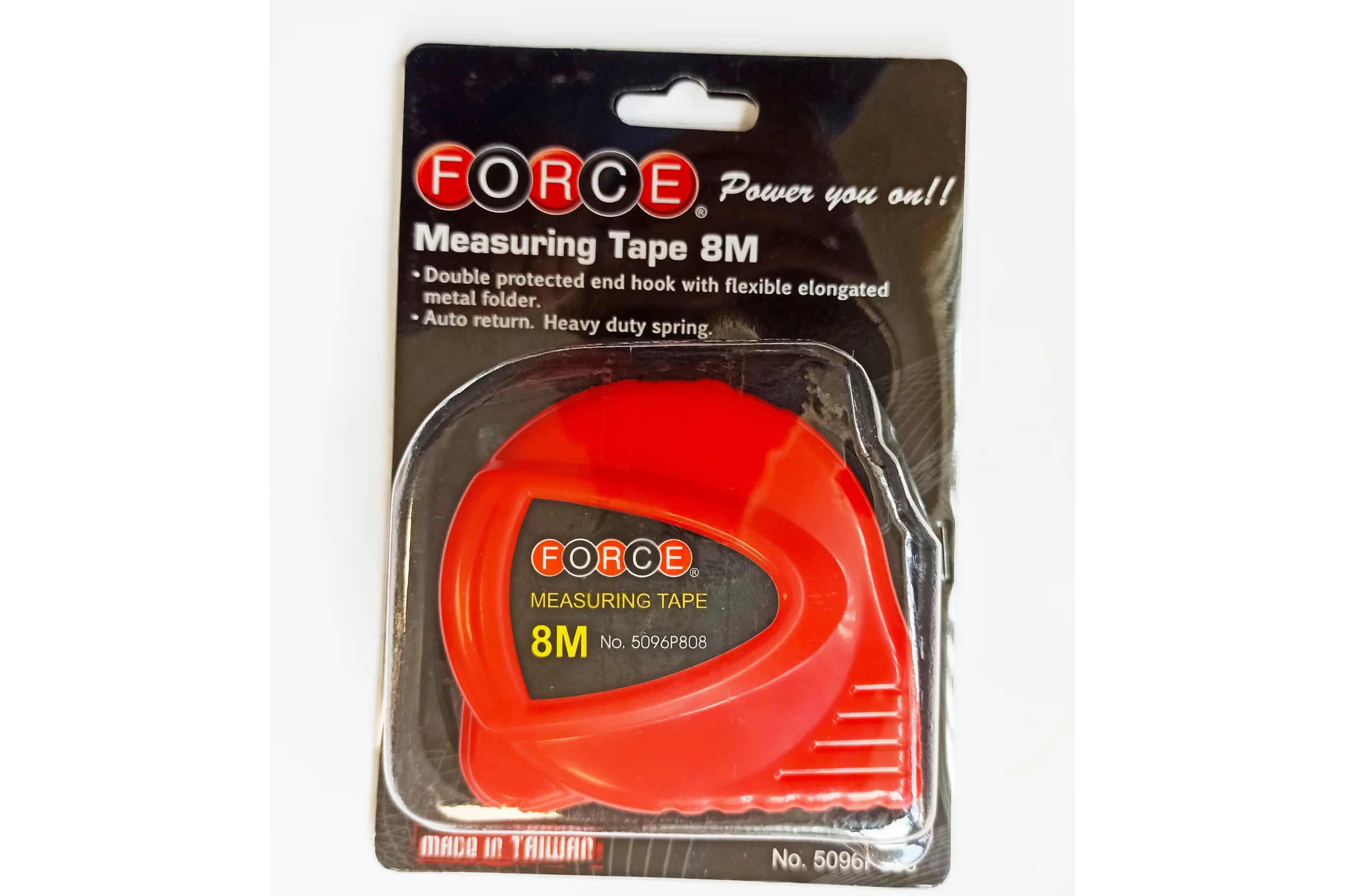Рулетка 8 метров FORCE 5096P808