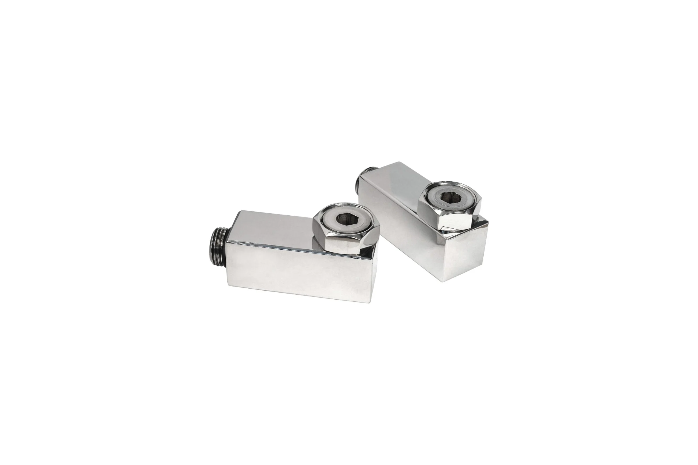 Комплект уголков GROTA квадрат с накидной гайкой 1/2" х 3/4" Американка грота