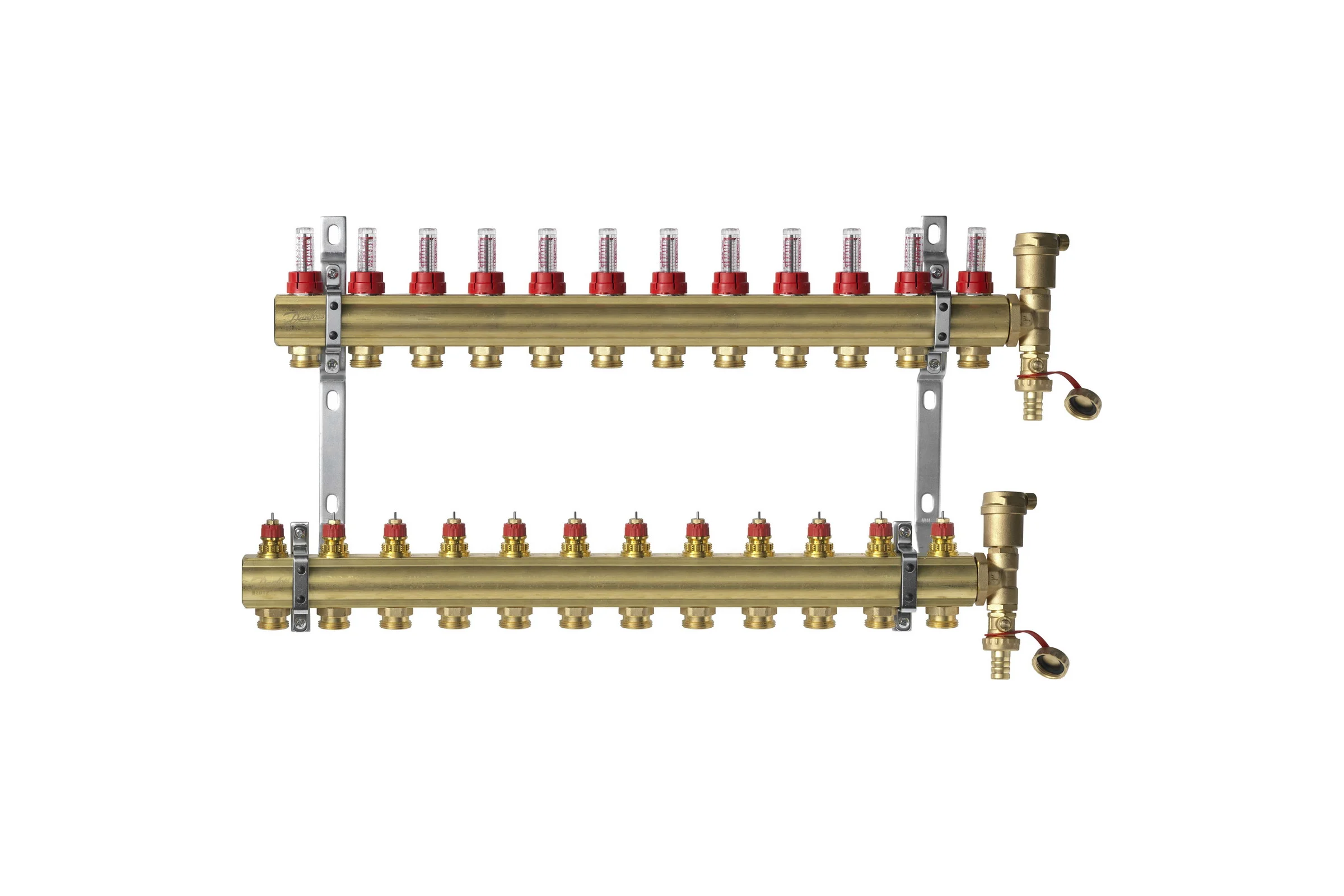 Комплект коллекторов Danfoss FHF-2 set , 12 выходов 088U0712 049509