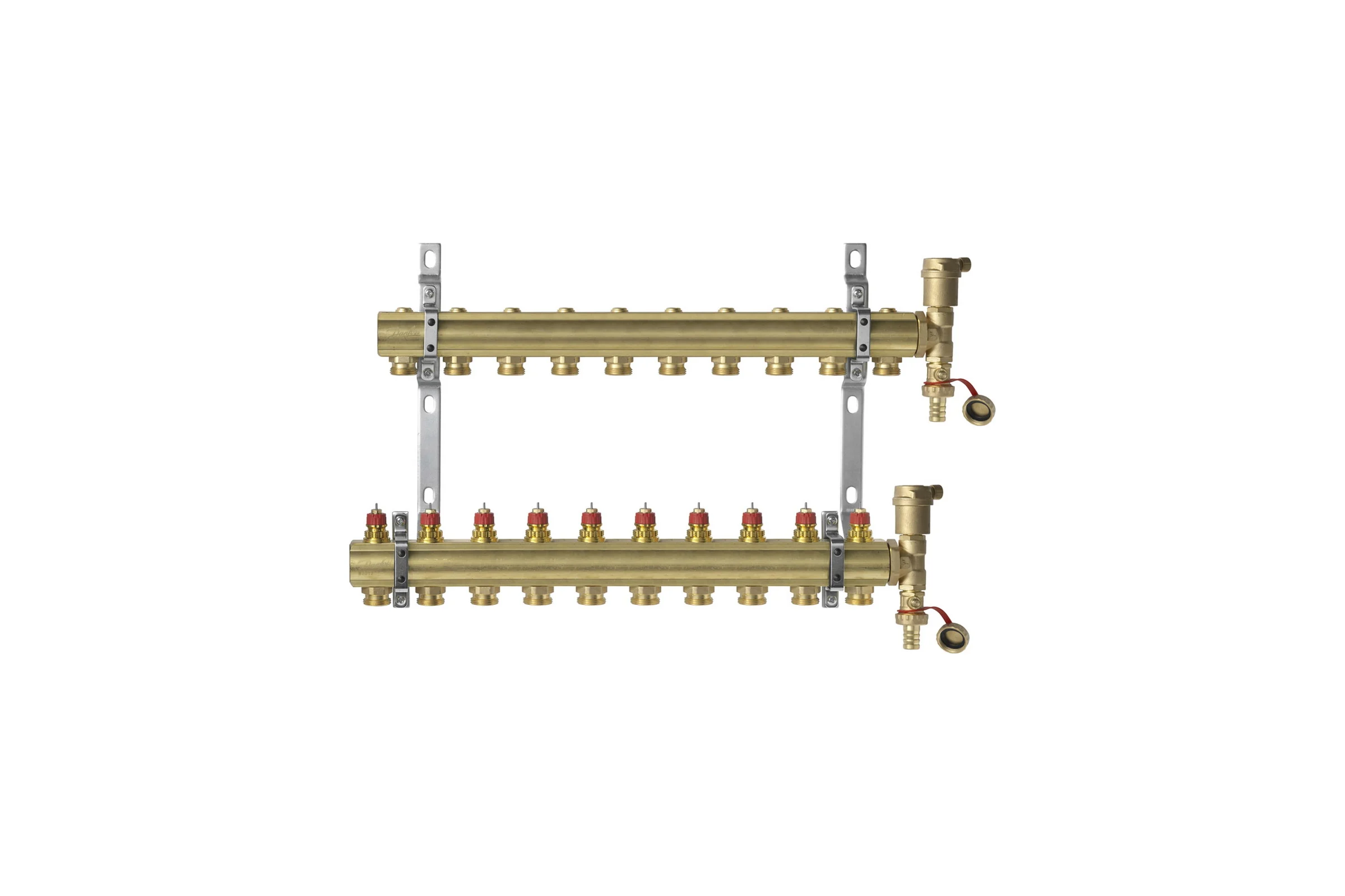 Комплект коллекторов Danfoss FHF-2 set , 10 выходов /088U0710/ 049507