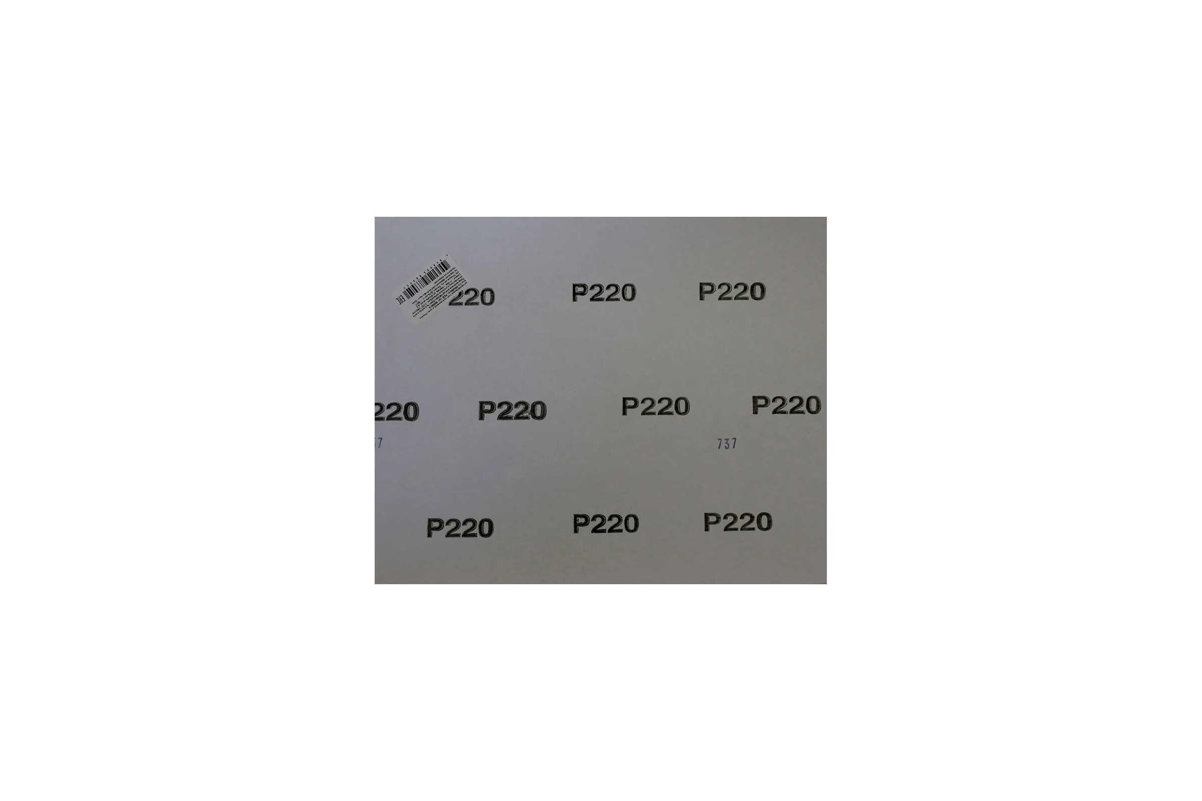 Шлифовальный лист на бумажной основе 230x280 мм, P220, 10 шт Flexione 50000222