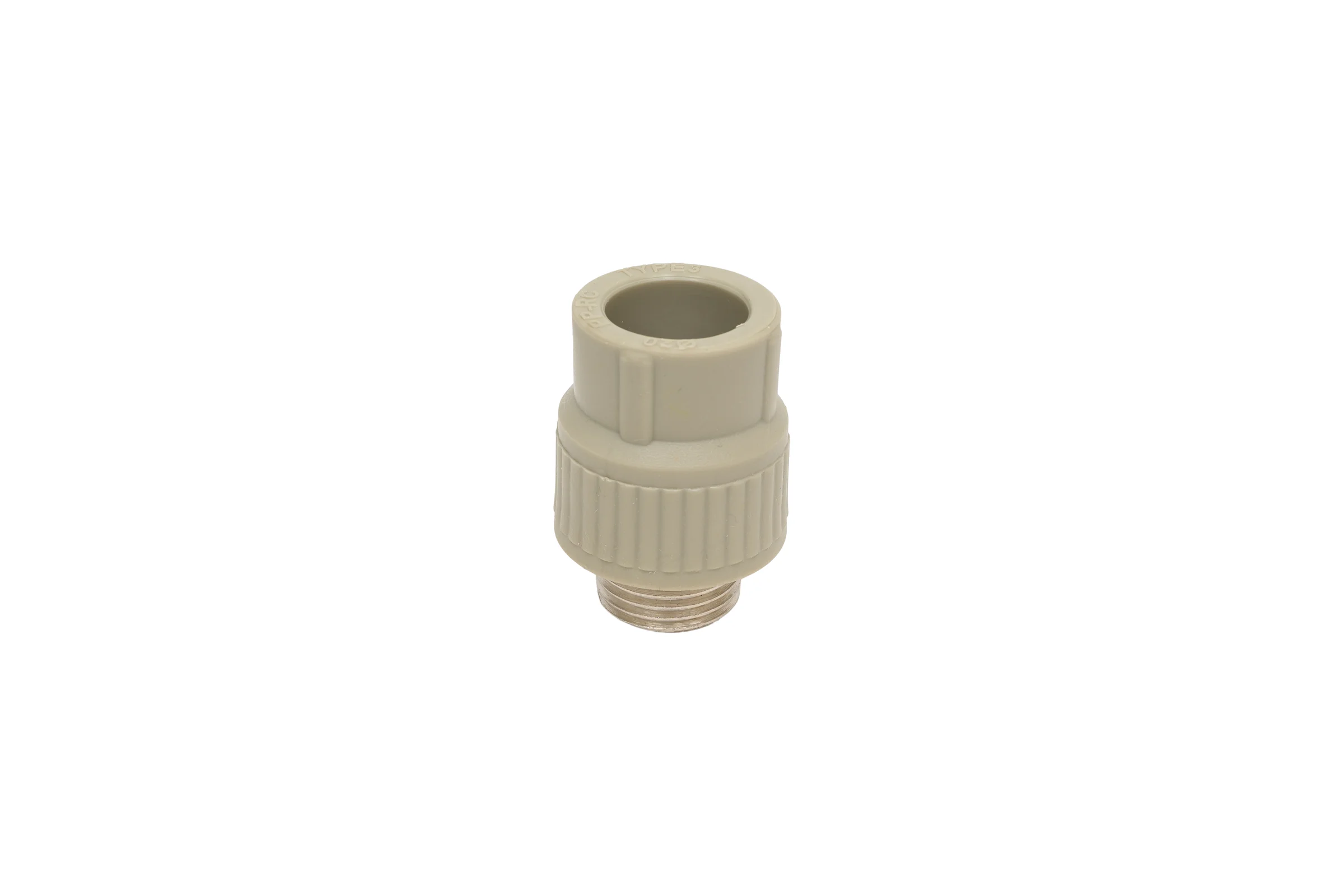 Комбинированная муфта LAMMIN ppr нр 20x1/2" 180/30 серый Lm31041020015G