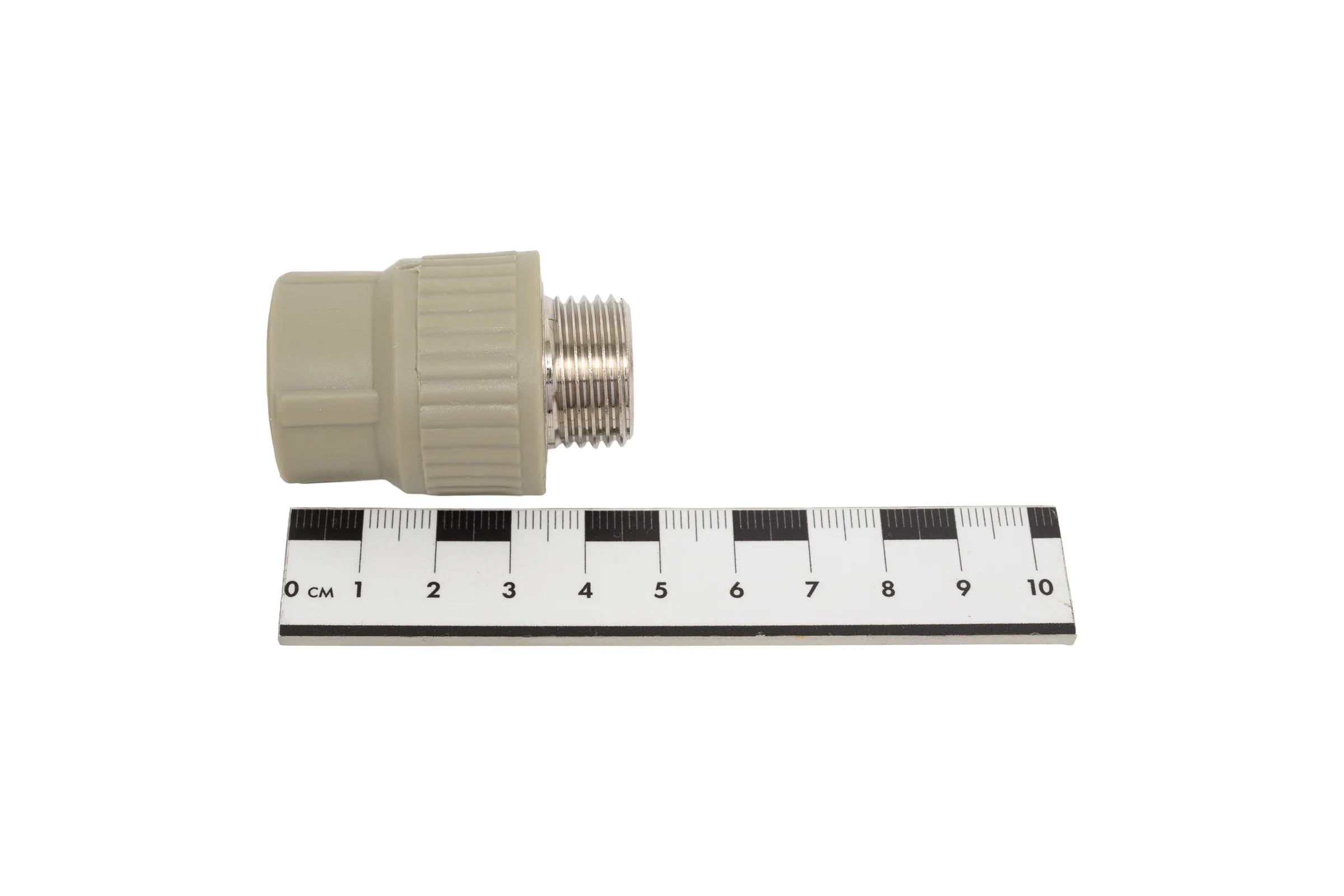 Комбинированная муфта LAMMIN ppr нр 20x1/2" 180/30 серый Lm31041020015G