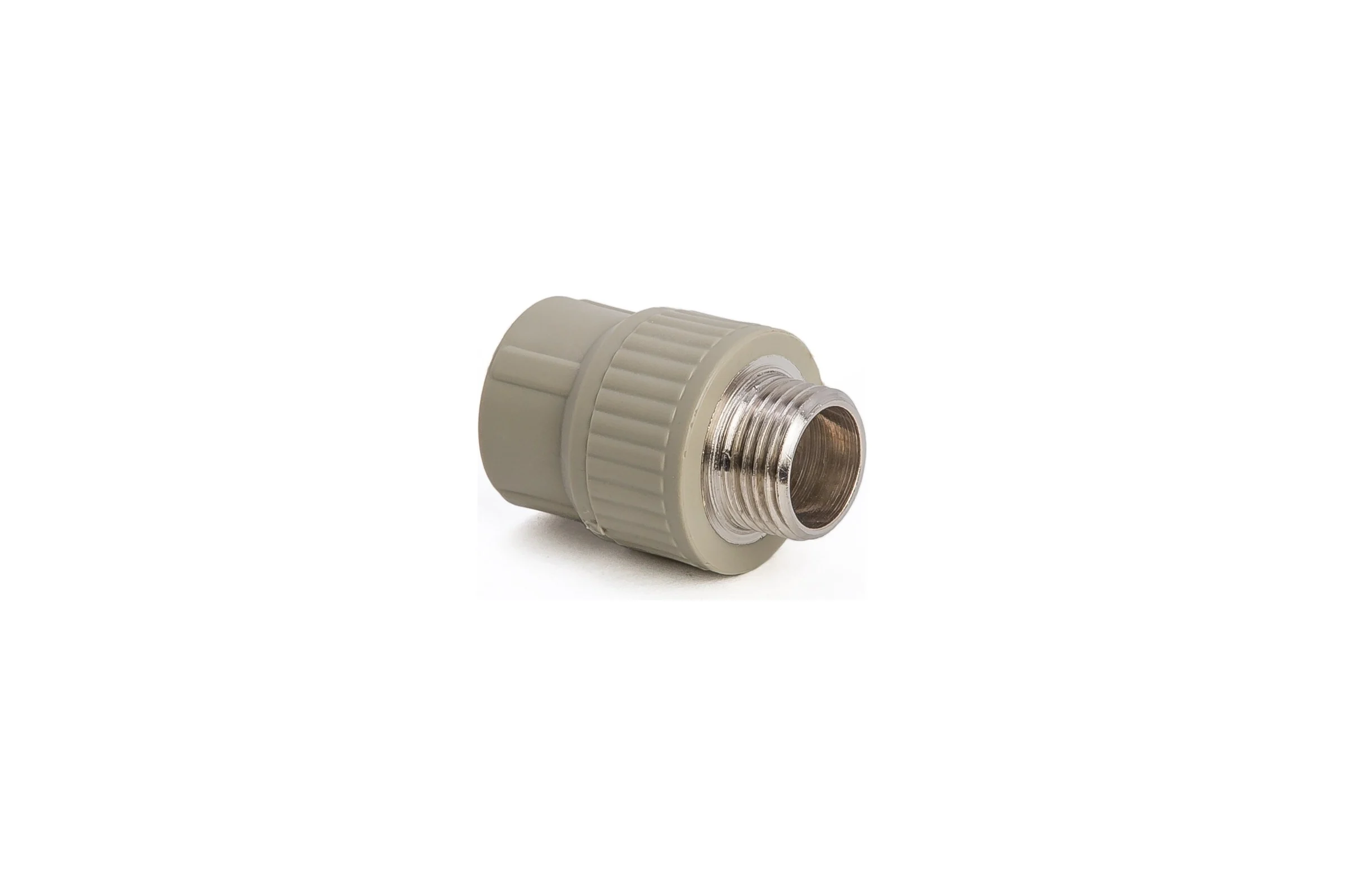 Комбинированная муфта LAMMIN ppr нр 20x3/4" 100/25 серый Lm31041020020G