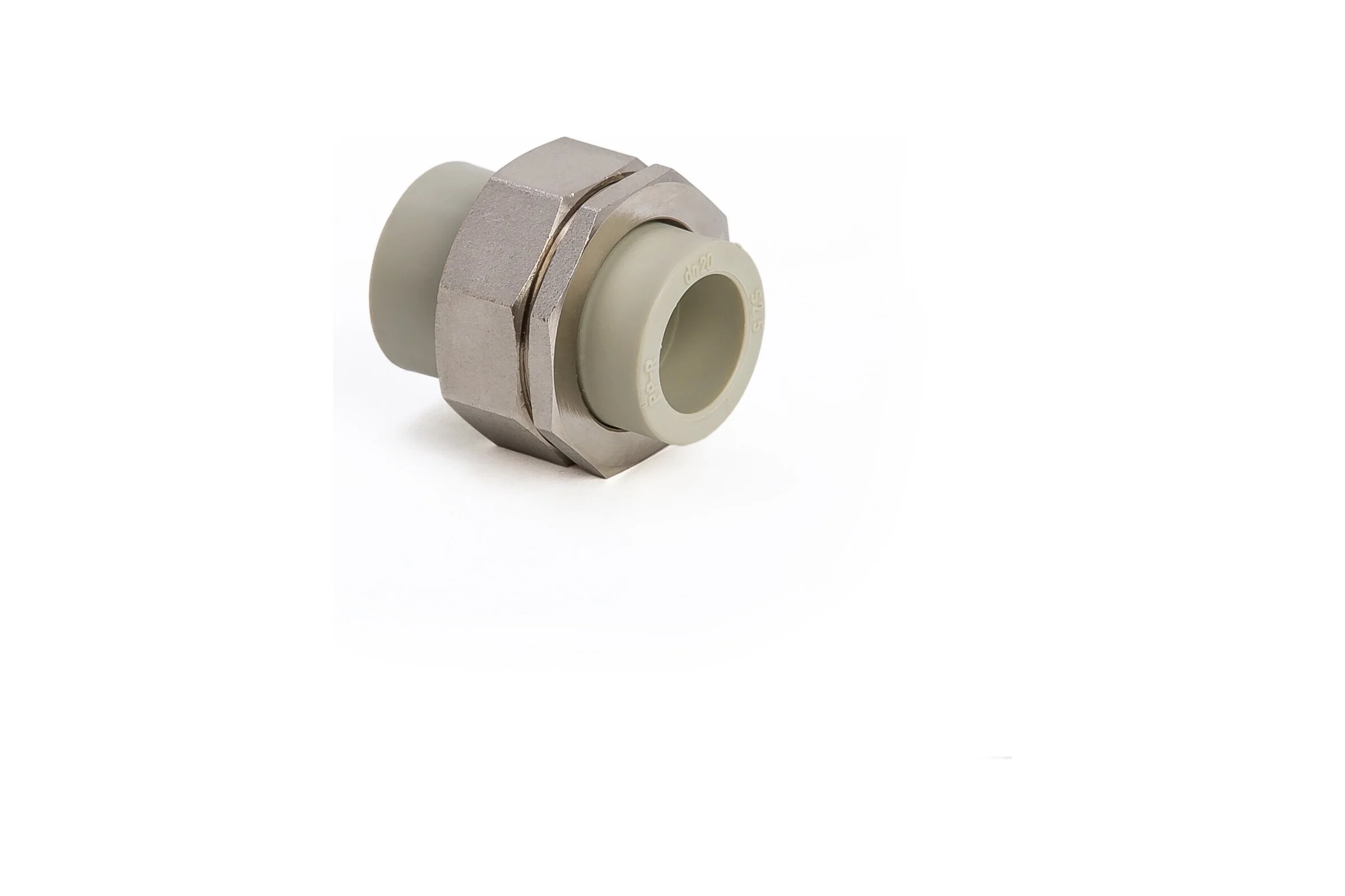 Разборное соединение LAMMIN ppr труба/труба 25 100/10 серый Lm31063025025G