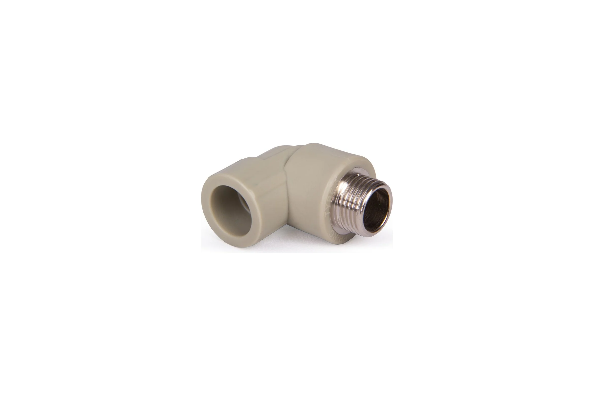 Угольник LAMMIN ppr комбин. нр 20x1/2" 125/25 серый Lm31051020015G
