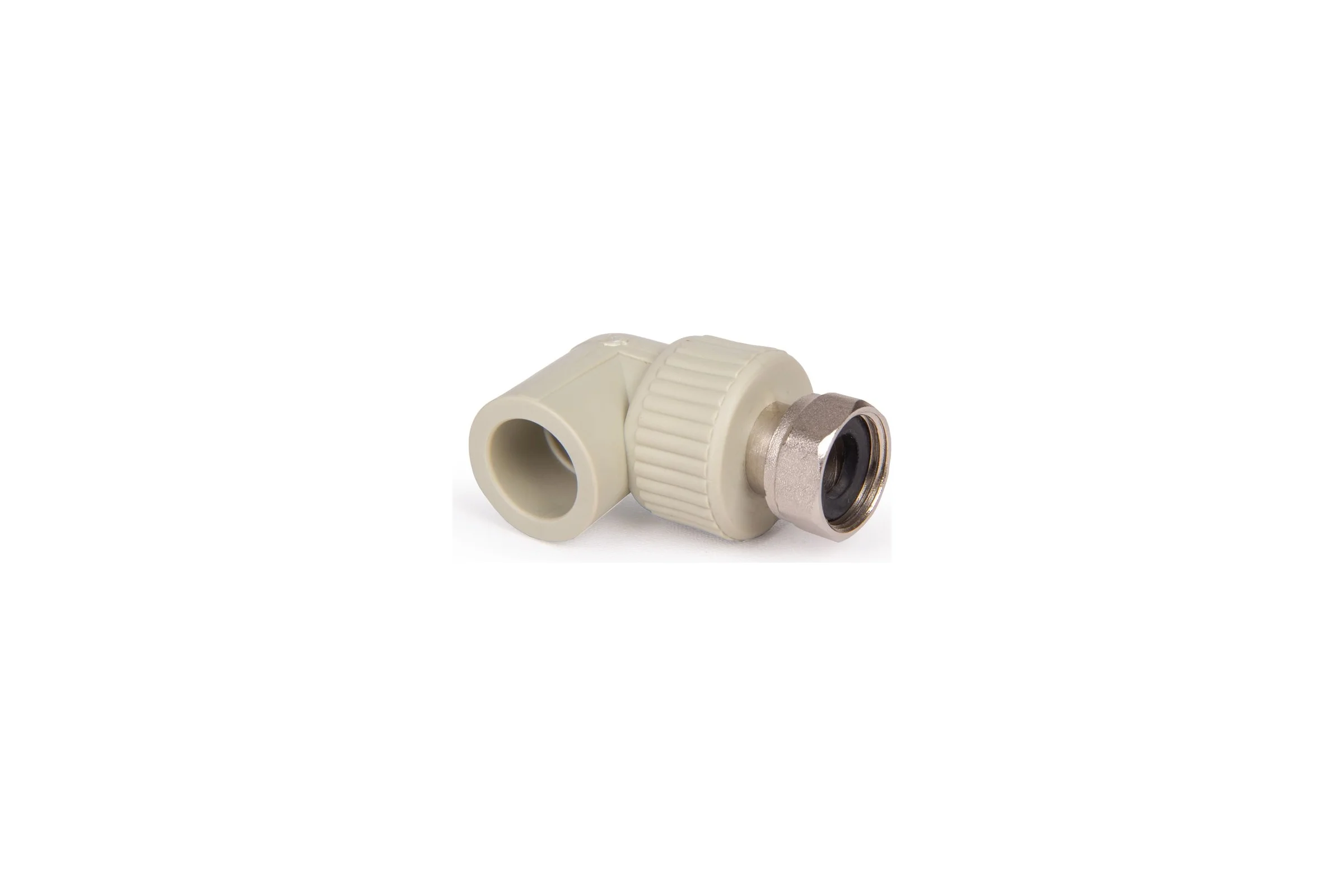 Угольник LAMMIN ppr с накидной гайкой 20x1/2" 120/20 серый Lm31053020015G