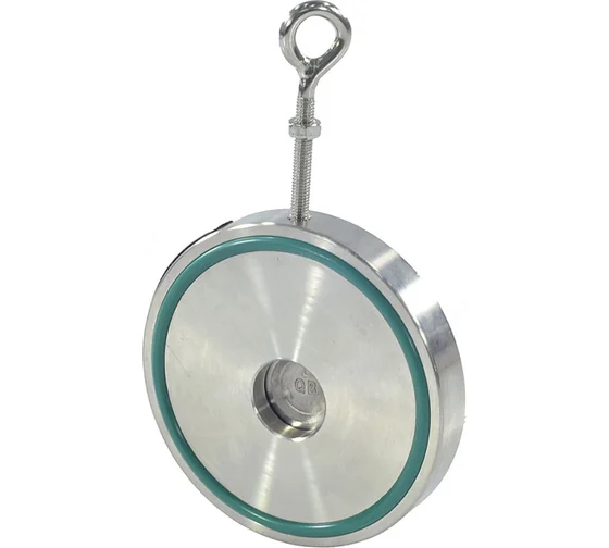Обратный клапан Benarmo Ду400 Pу16 одностворчатый межфланцевый из нержавеющей стали D100-01091
