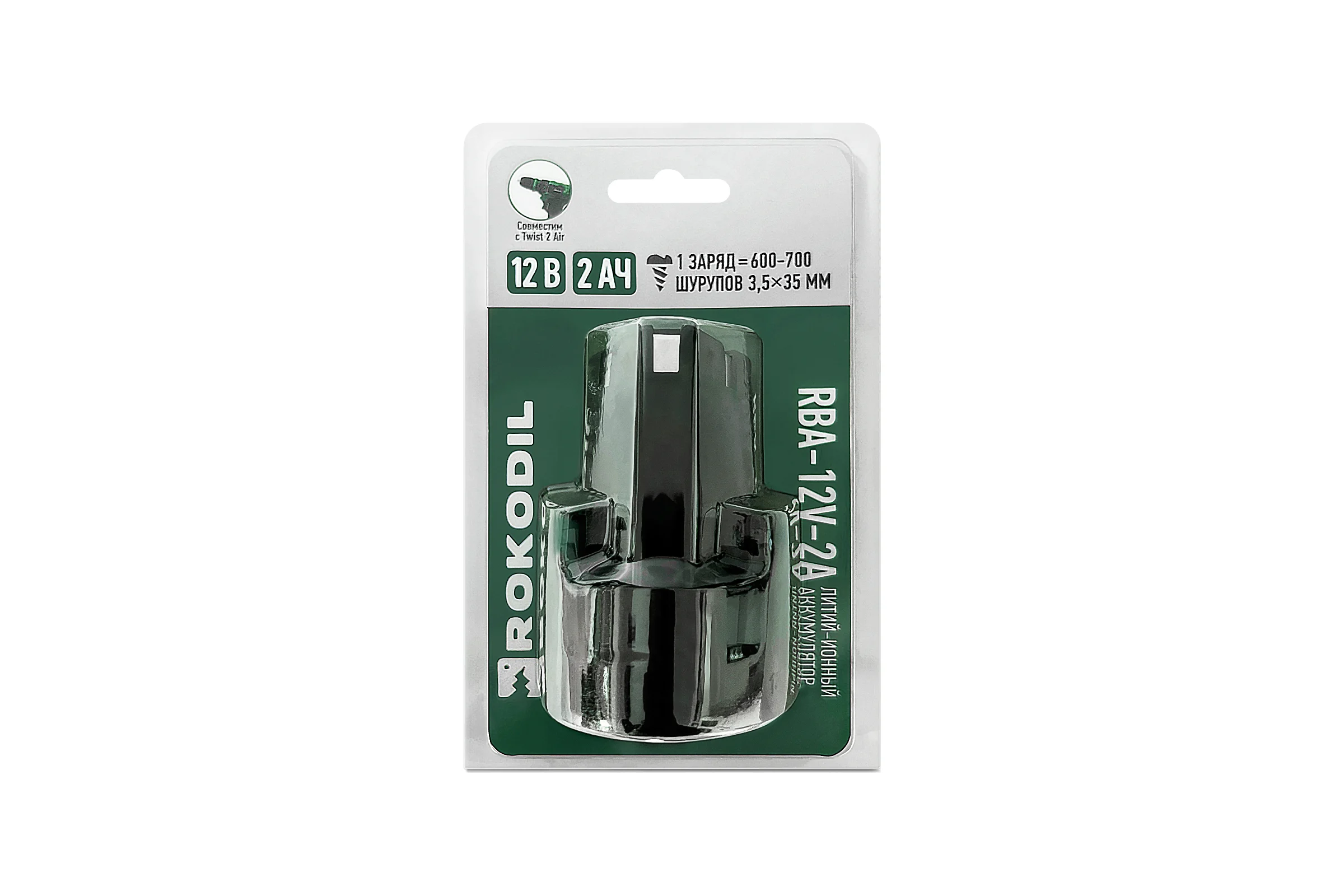 Аккумуляторная батарея RBA-12V-2A Rokodil 1049644