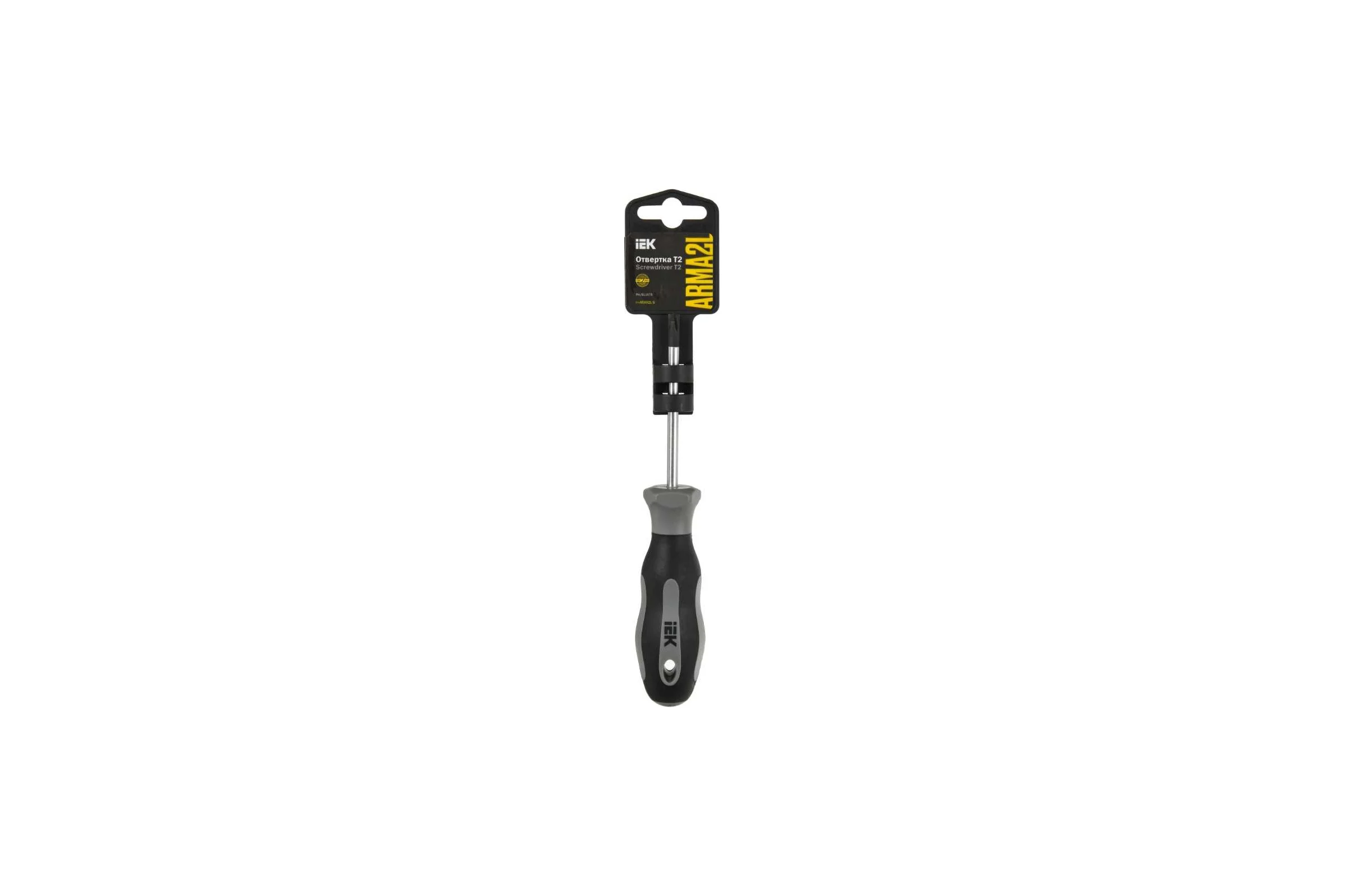 Отвертка IEK Arma2l 5 ph/sl1x75 т2 A2L5-SC10-T2-HS-10-075
