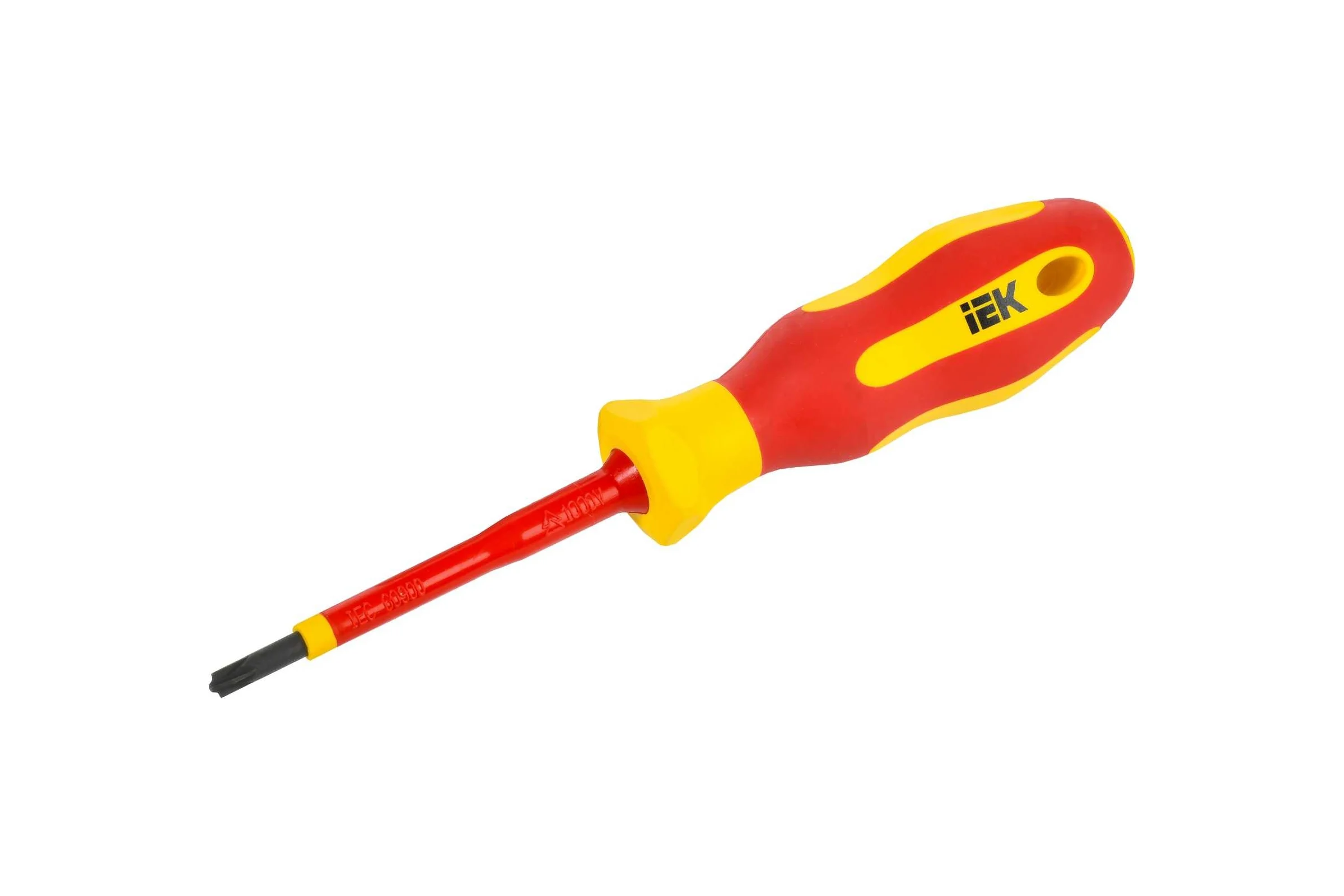 Отвертка IEK Arma2l 5 диэлектрическая pz/sl1x80 т2 A2L5-SC30-T2-ZS-10-080
