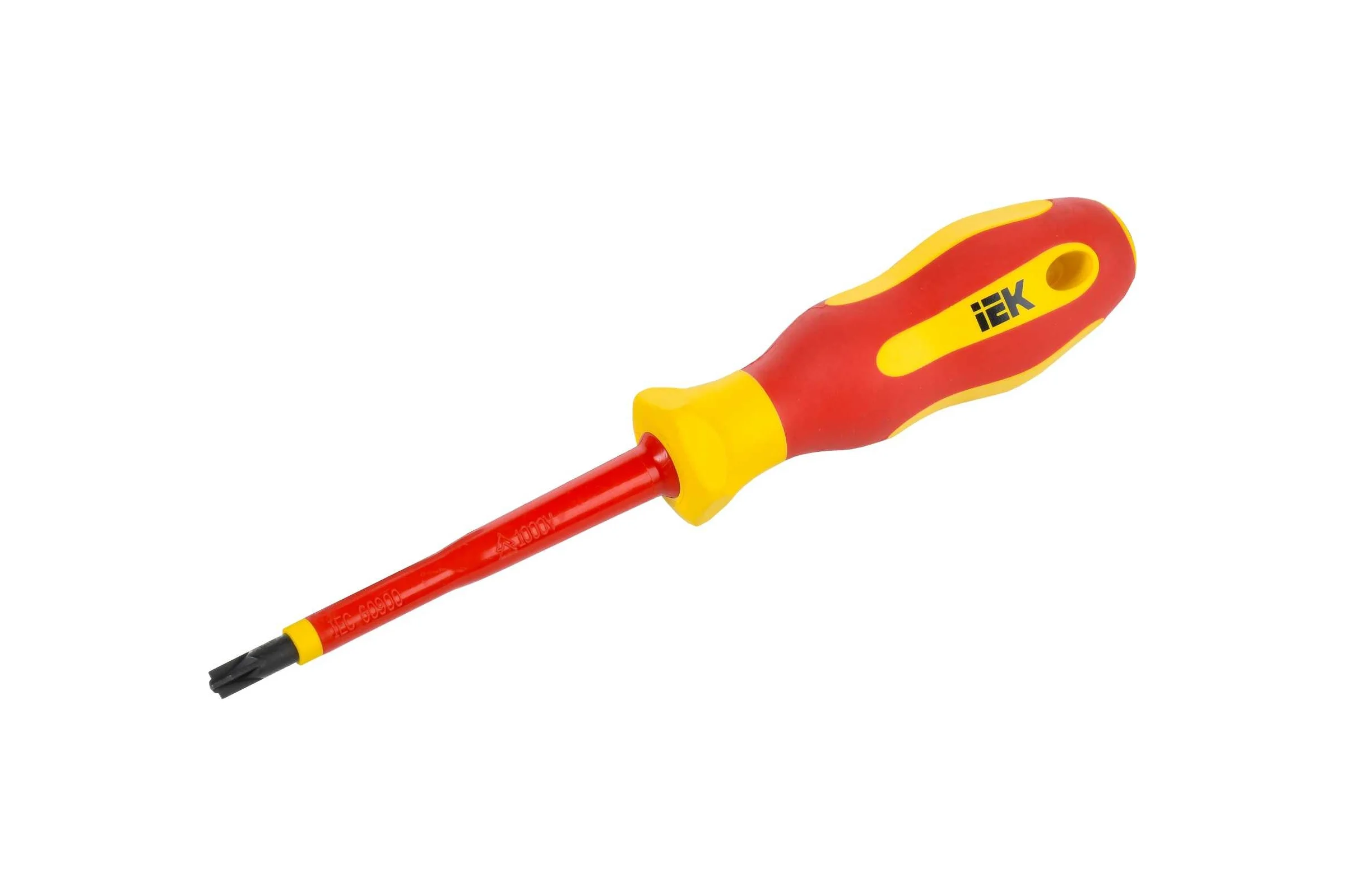 Отвертка IEK Arma2l 5 диэлектрическая pz/sl2x100 т2 A2L5-SC30-T2-ZS-20-100