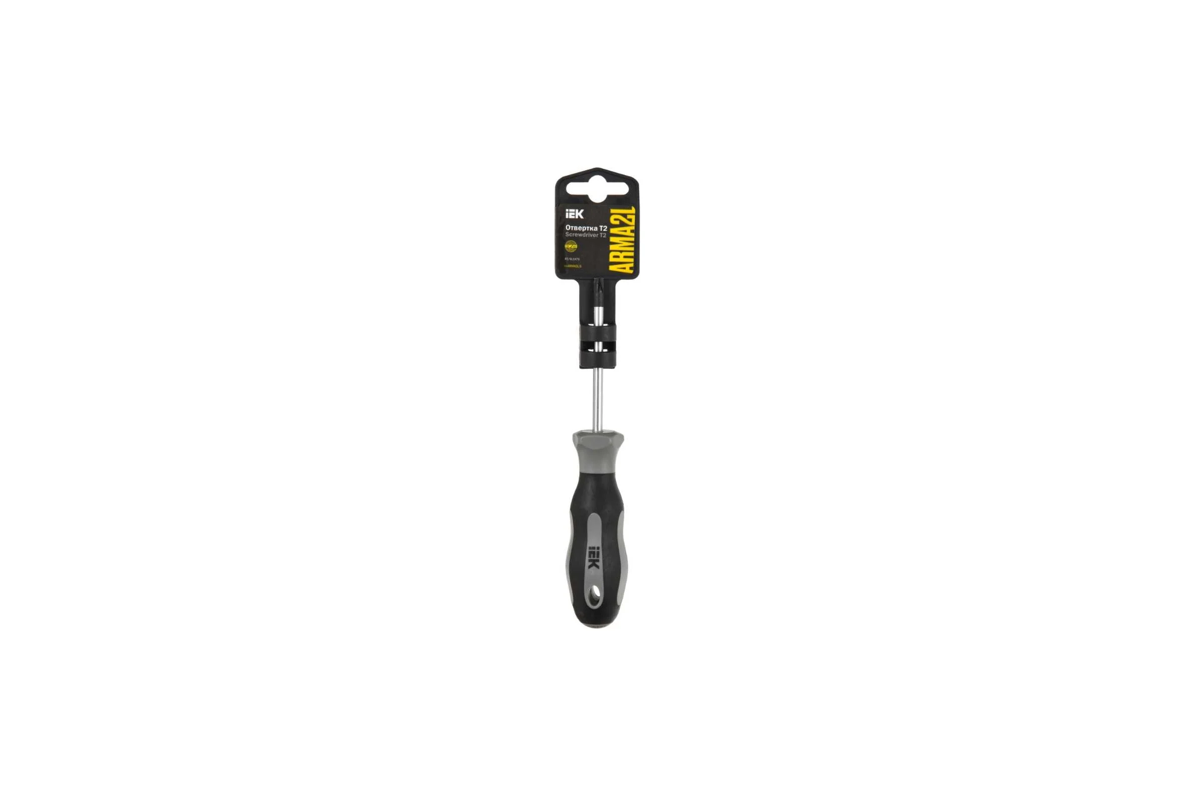 Отвертка IEK Arma2l 5 pz/sl1x75 т2 A2L5-SC10-T2-ZS-10-075