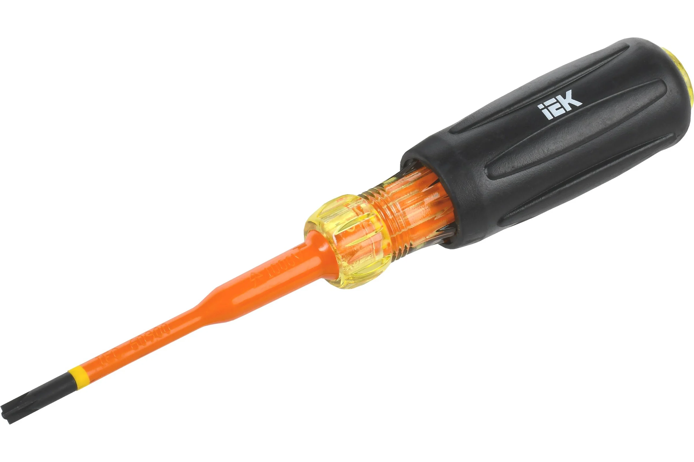 Отвертка IEK Arma2l 5 диэлектрическая slim pz/sl1x80 т3 A2L5-SC31-T3-ZS-10-080
