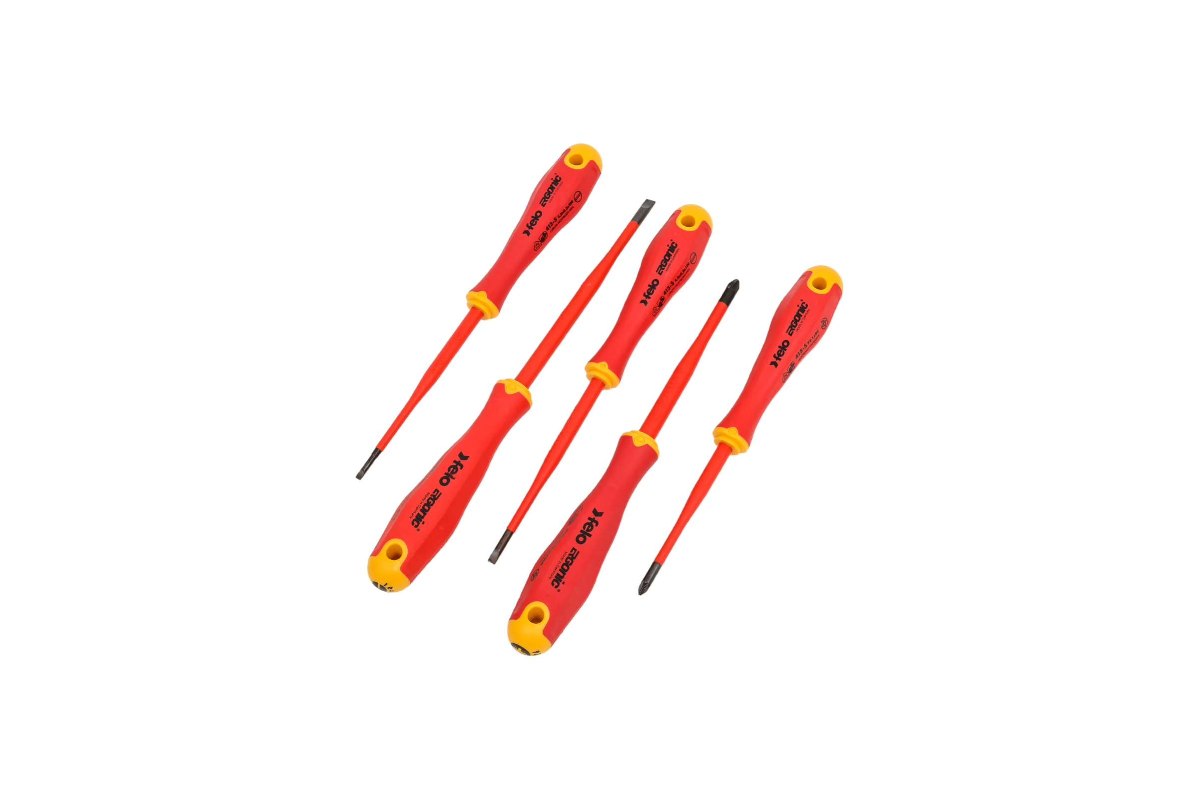 Набор диэлектрических отверток Felo Ergonic E-SLIM SL/PZ, 5 шт. 41385398