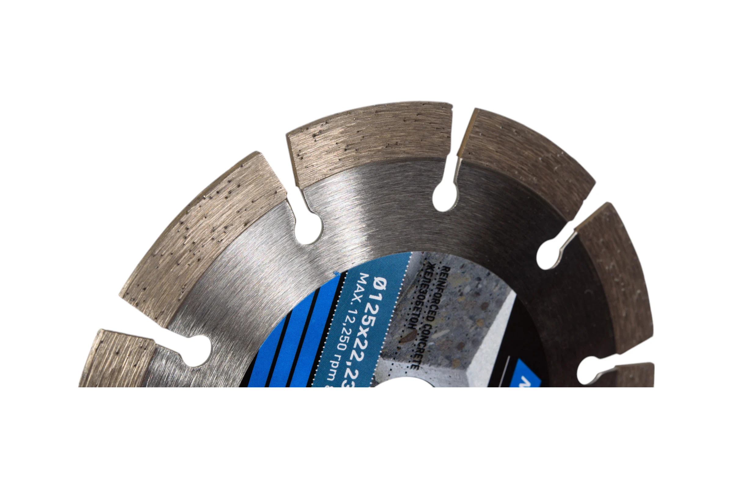 Алмазный диск с сегментированной кромкой 125x22.2, железобетон NORTON 70184603369