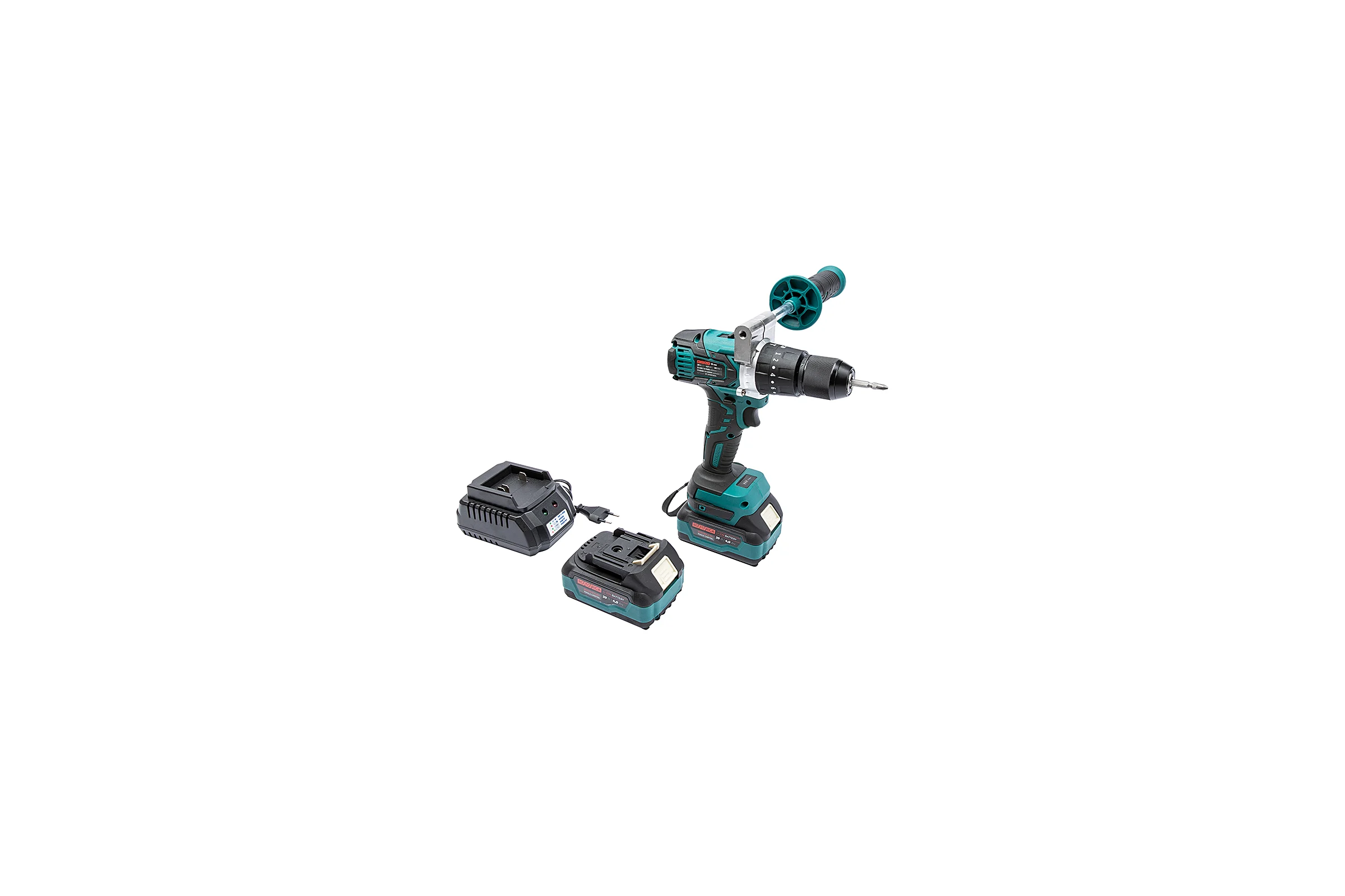 Шуруповерт аккумуляторный ударный Rotorica Impact Drill 80B, 80 Нм, 20 В, 2 аккумулятора 4 Ач (Makita), ЗУ, в кейсе BMC RT.91180204