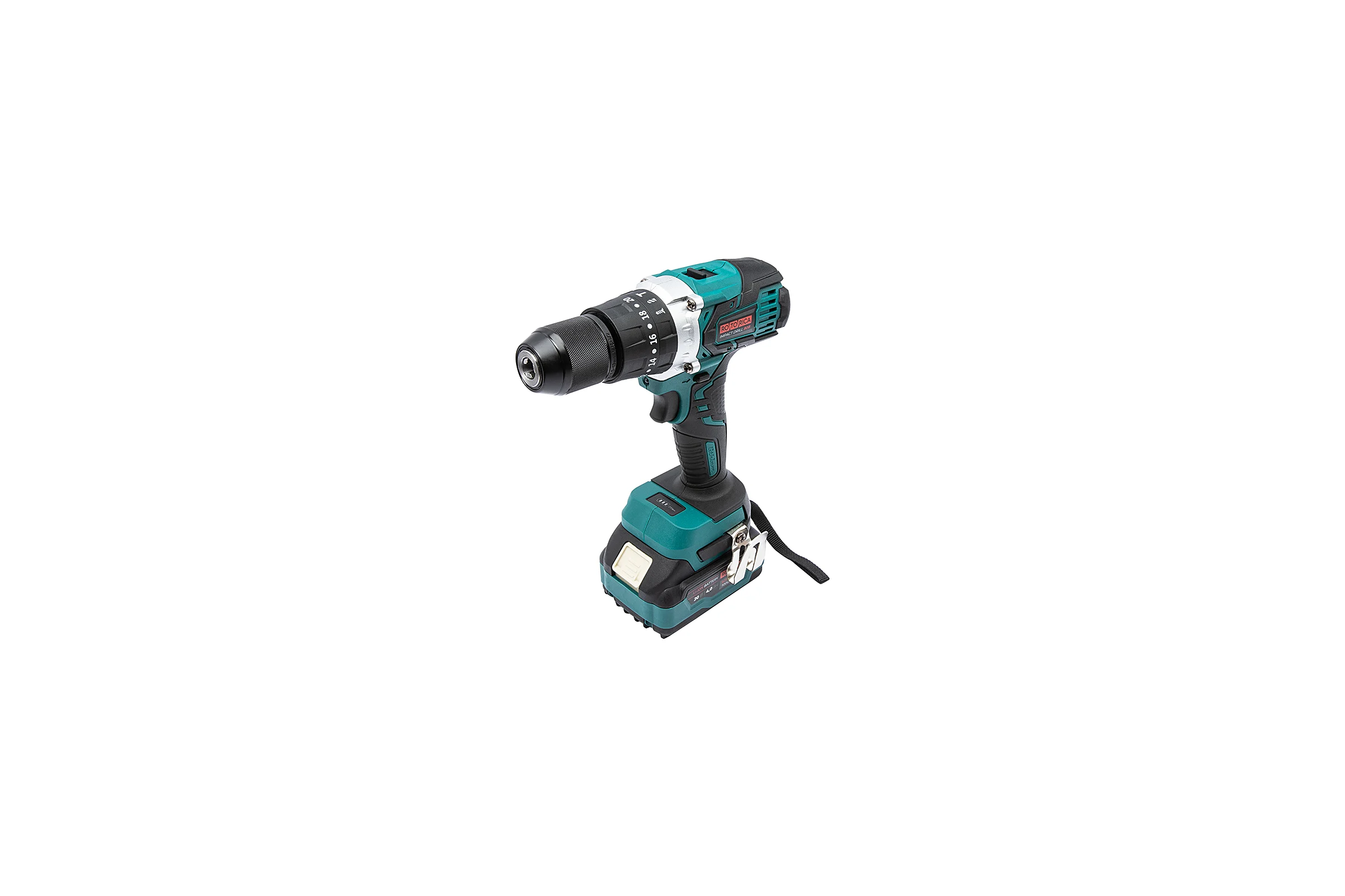 Шуруповерт аккумуляторный ударный Rotorica Impact Drill 80B, 80 Нм, 20 В, 2 аккумулятора 4 Ач (Makita), ЗУ, в кейсе BMC RT.91180204