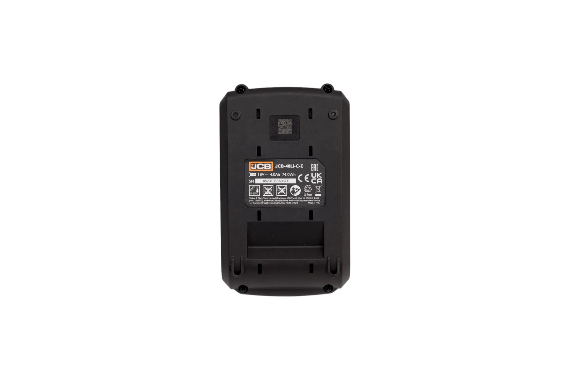 Батарея аккумуляторная JCB 18V 4.0AH, LI-ion JCB-40LI-C-E(57228)