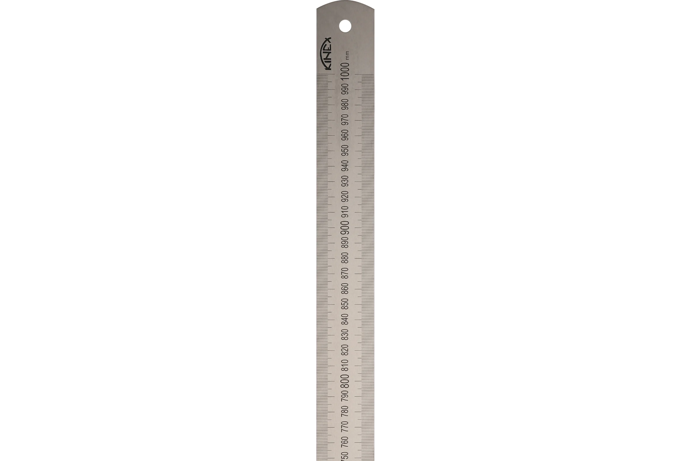 Стальная линейка Kinex (K-MET) 1000х38х1,8 мм, шкала 1 мм 1024