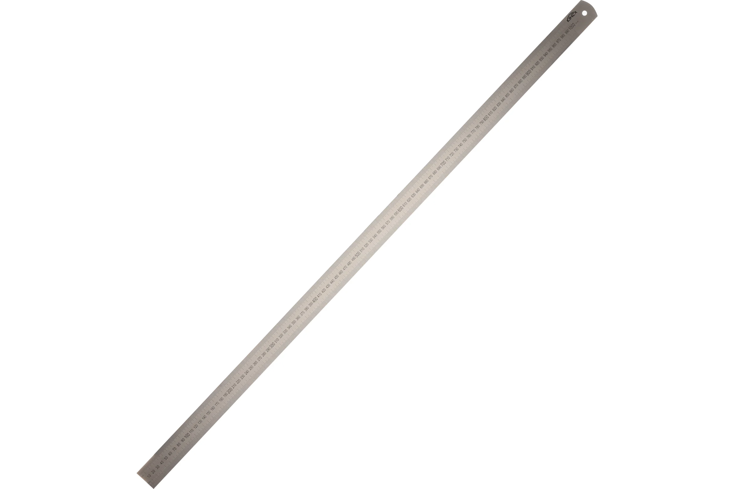 Стальная линейка Kinex (K-MET) 1000х38х1,8 мм, шкала 1 мм 1024