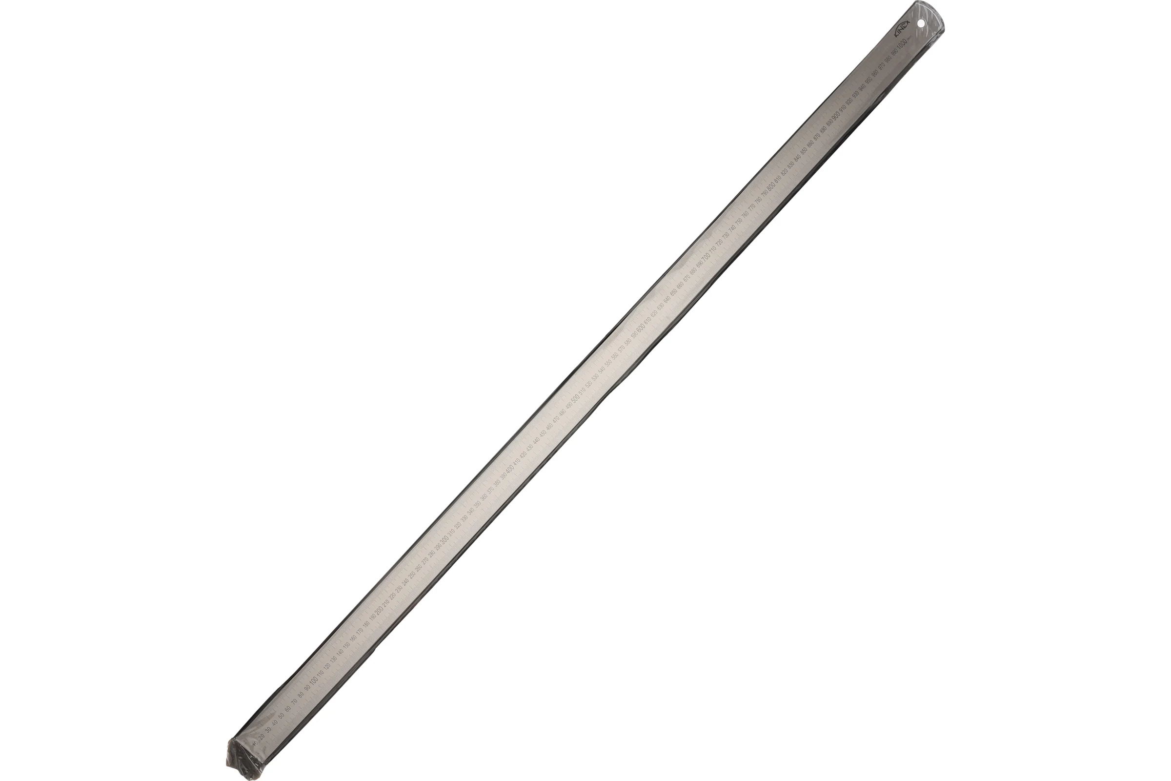 Стальная линейка Kinex (K-MET) 1000х38х1,8 мм, шкала 1 мм 1024