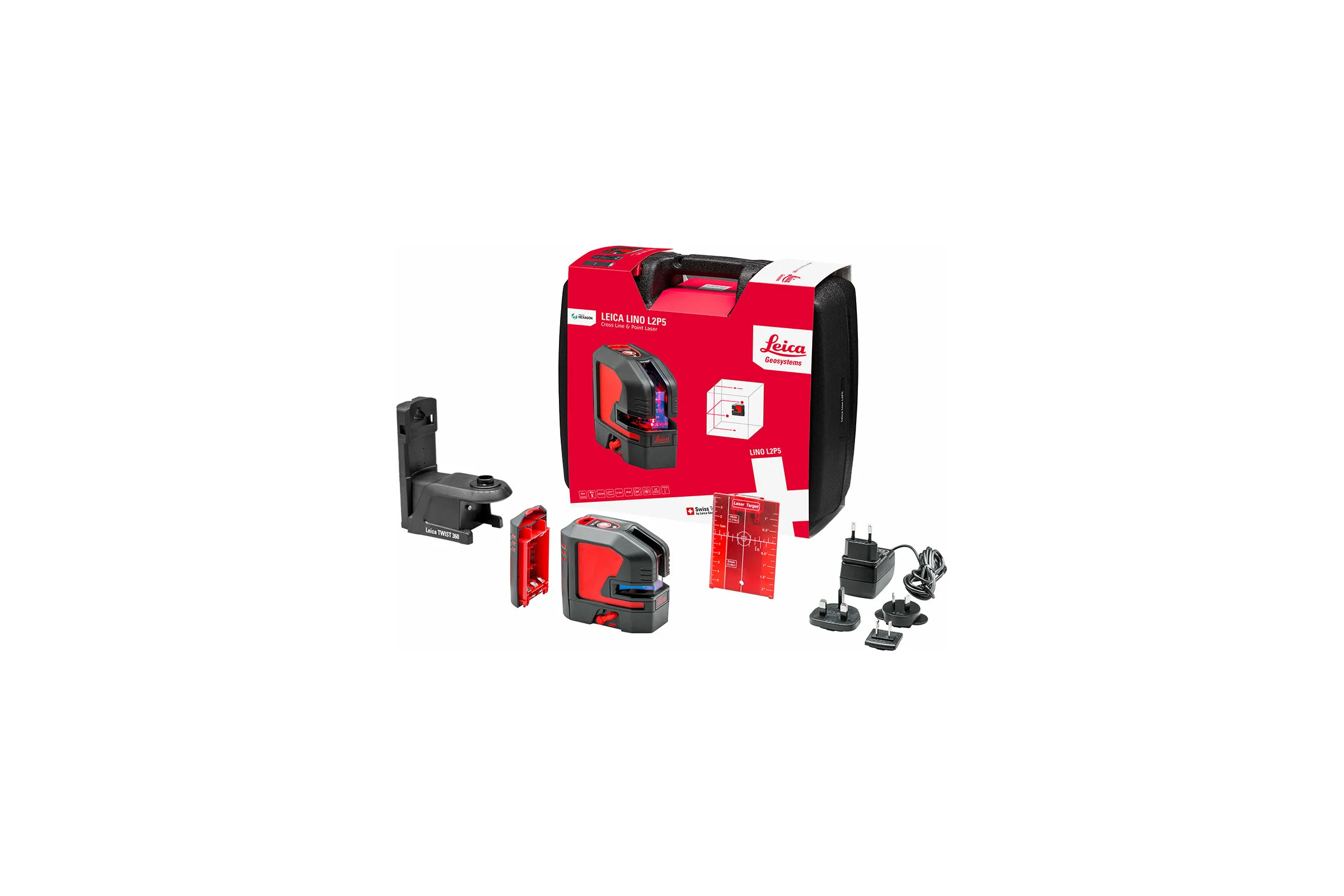 Линейный лазер Leica Lino L2P5-1 в кейсе 864431
