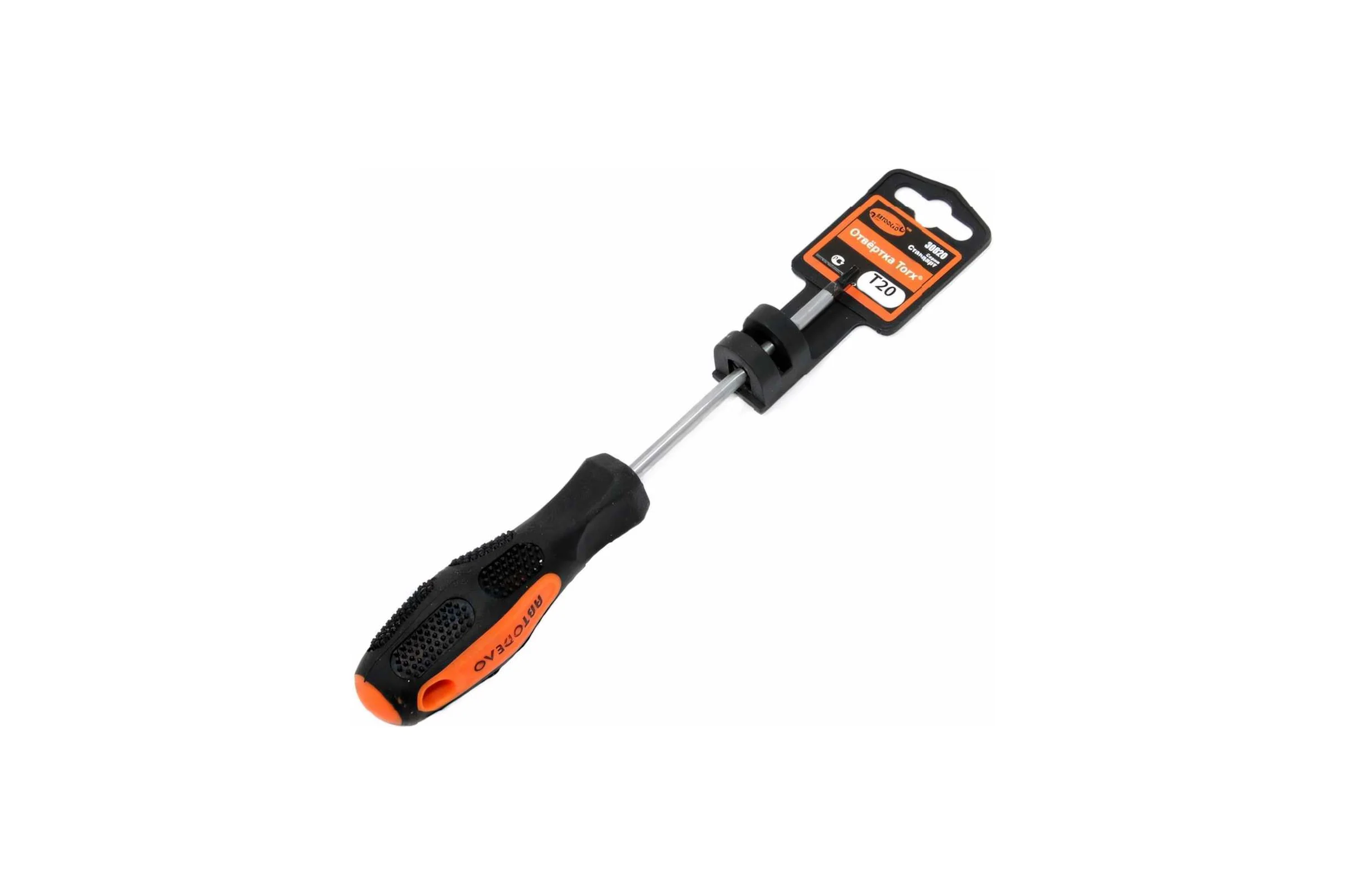Отвертка АвтоDело TORX T20x150 мм на держателе 30920 12556
