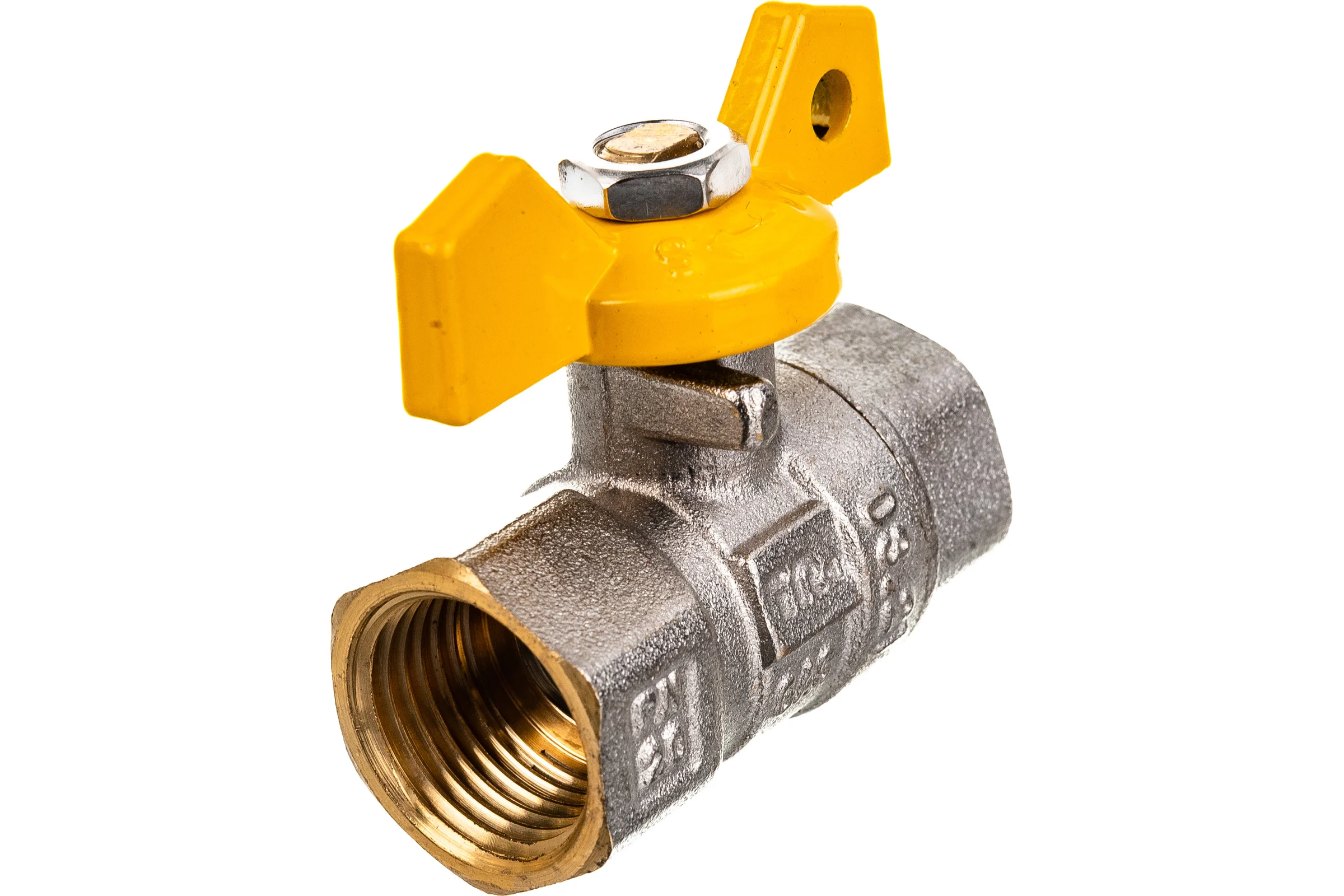 Шаровой кран Terma для газа 1/2в/в бабочка 26052
