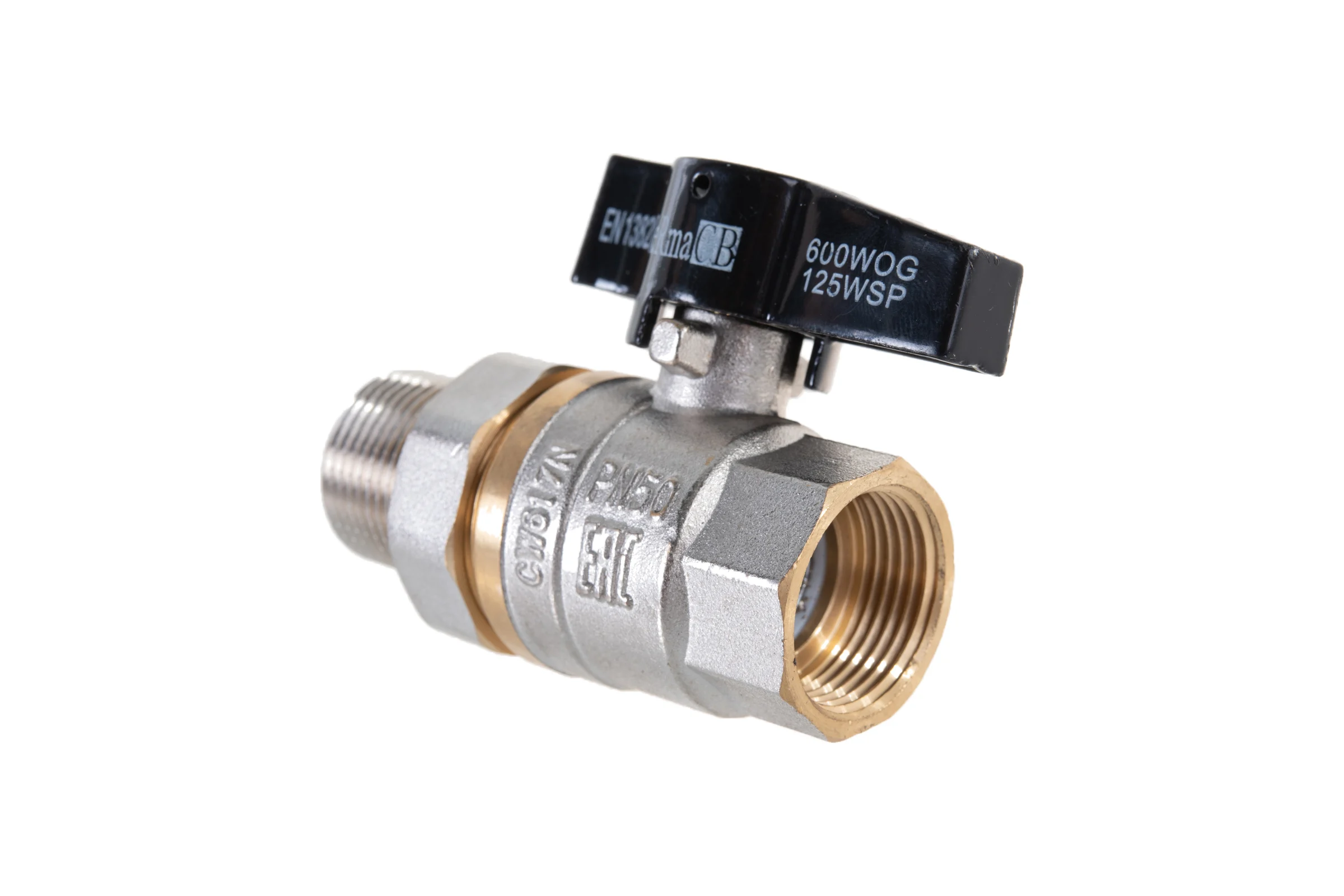 Шаровой кран Terma CB 3/4 бабочка с американка 25692