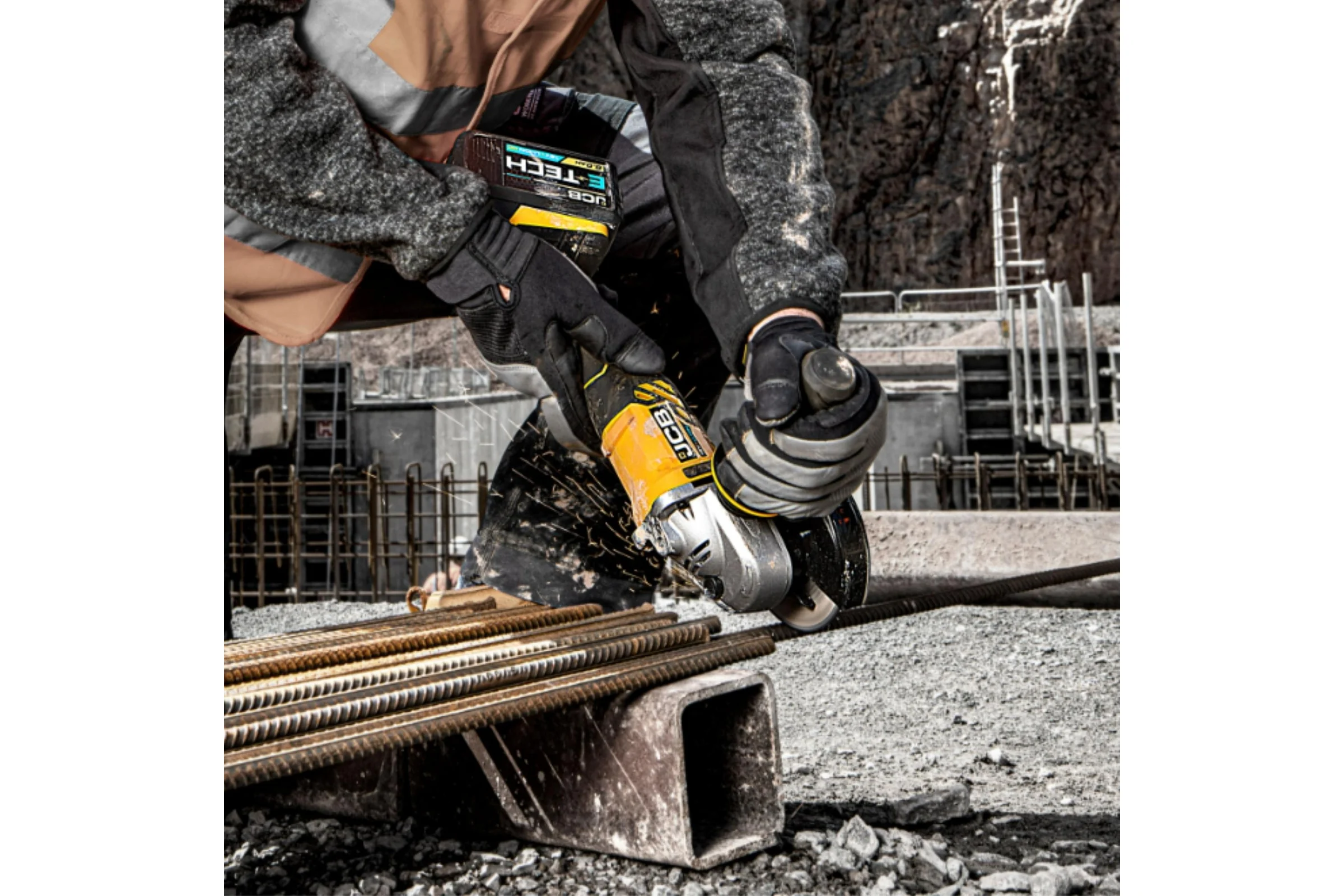 Аккумуляторная шлифовальная машина JCB 18 V, 8000 об/мин, 115 мм, без аккумулятора JCB-18AG-B-E(57255)
