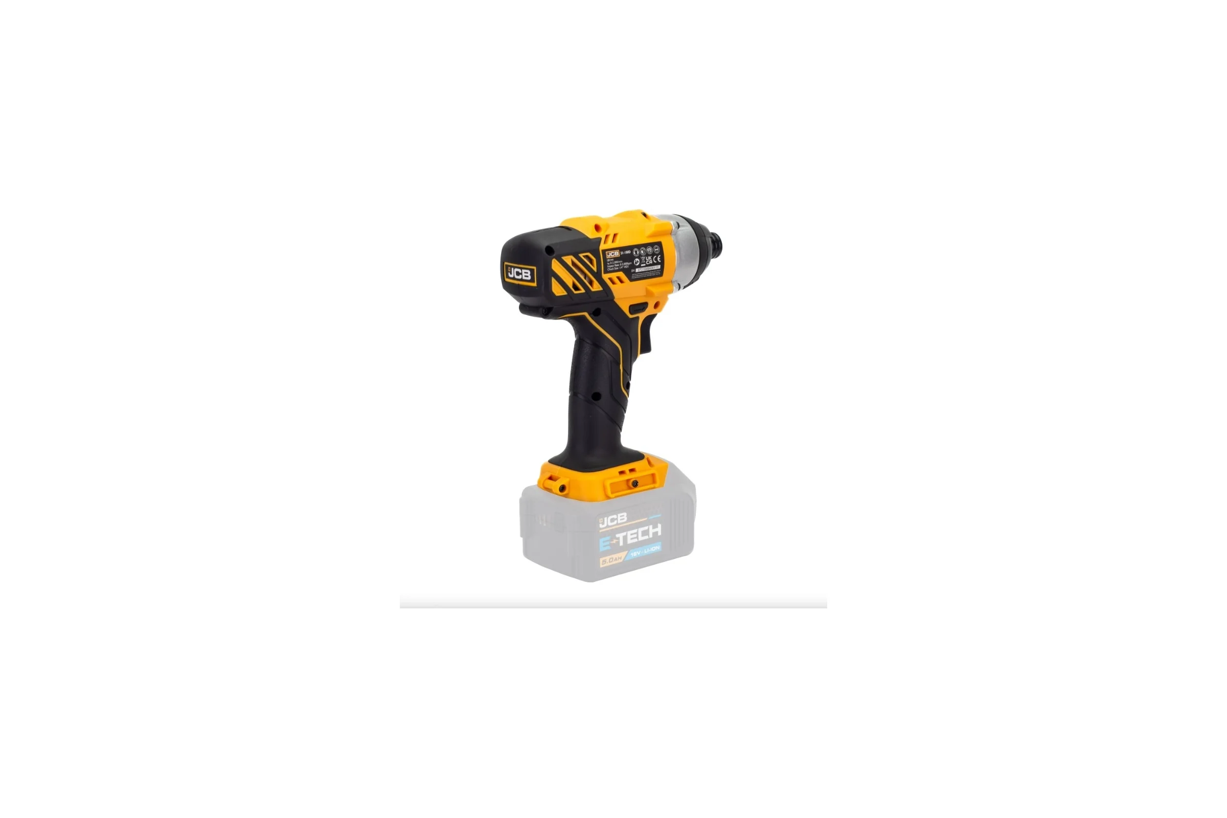 Аккумуляторный шуруповерт JCB 18V, макс 150 Нм, без аккумулятора JCB-18ID-B-E(57256)