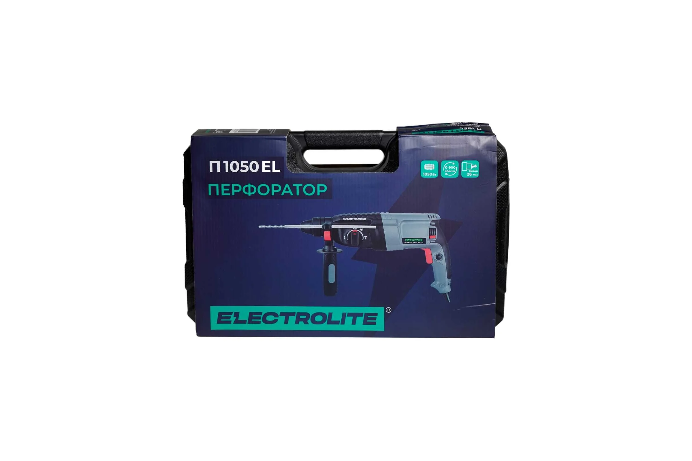 Электрический перфоратор Electrolite п 1050 EL 1050 Вт, 4 Дж, 3 режима, sds +, кейс, набор буров 3405