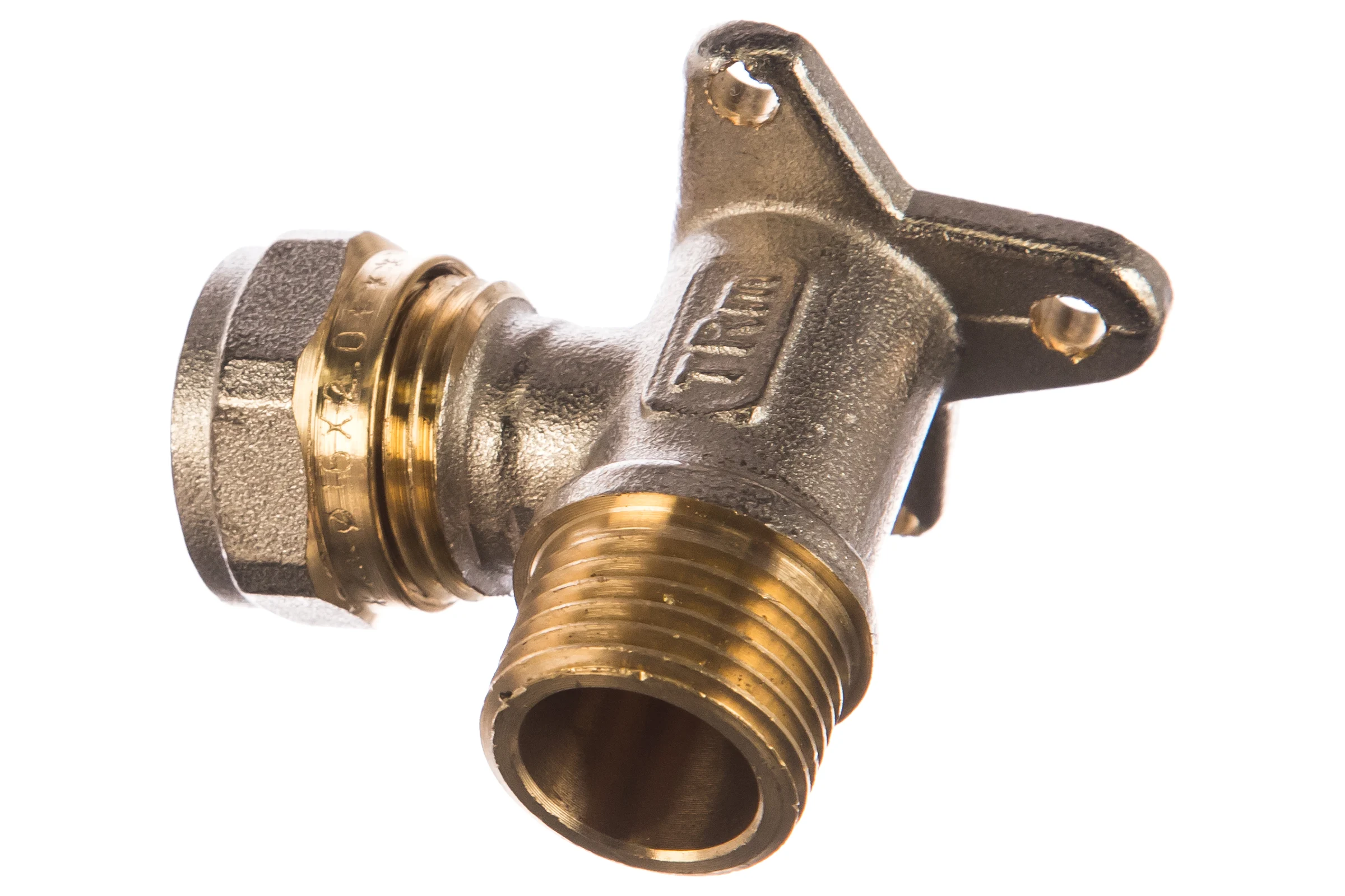 Уголок Terma 1/2x16 ш/ц с креплением 35289