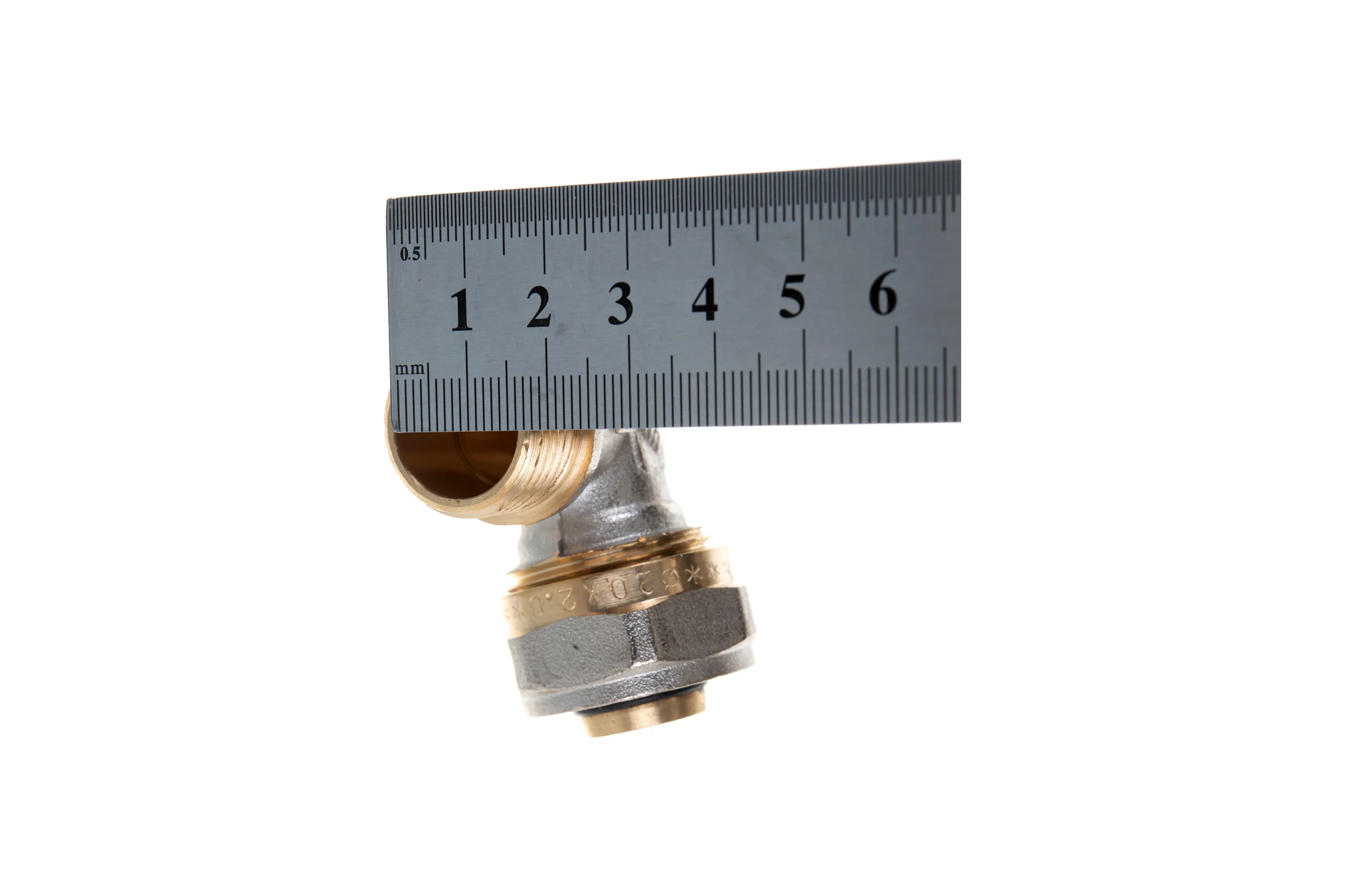 Уголок Terma 1/2x20 ш/ц 35262