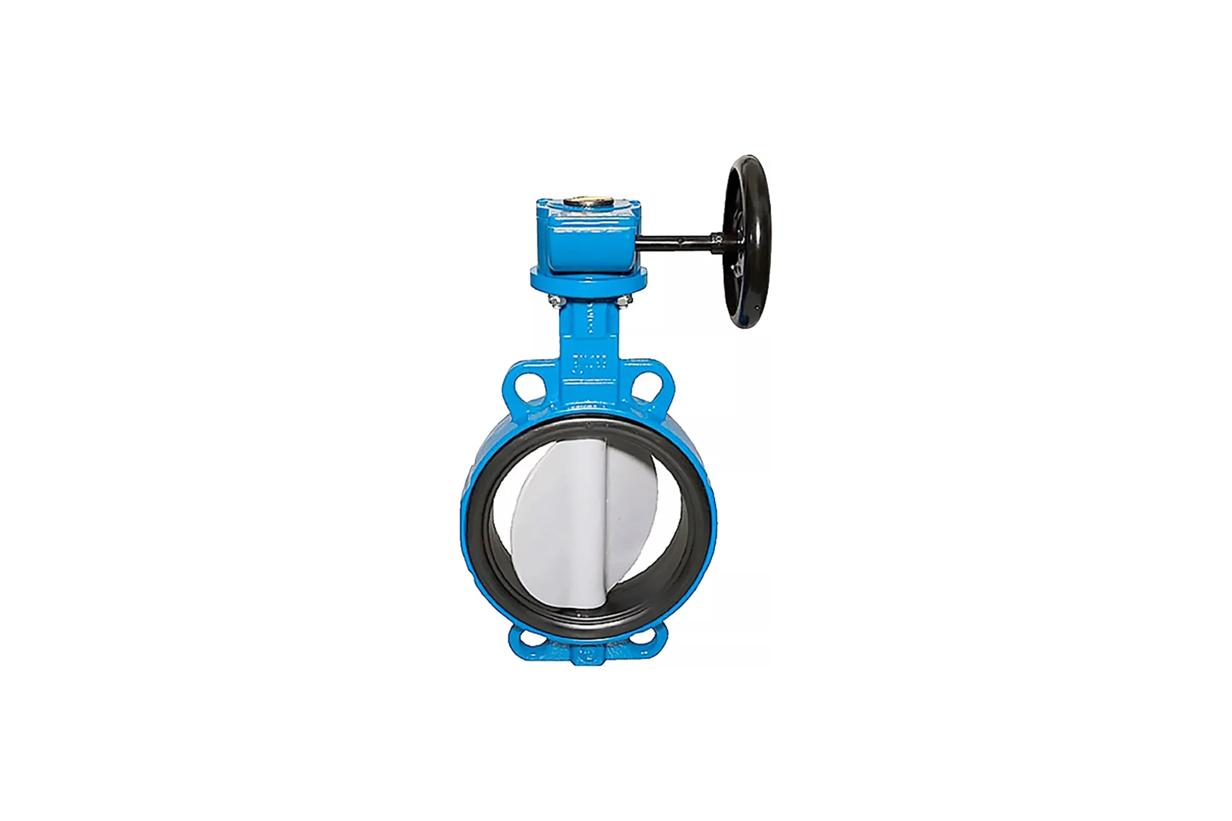 Затвор дисковый поворотный DN.ru GGG50-316L-EPDM Ду500 Ру16 с редуктором D050-13190