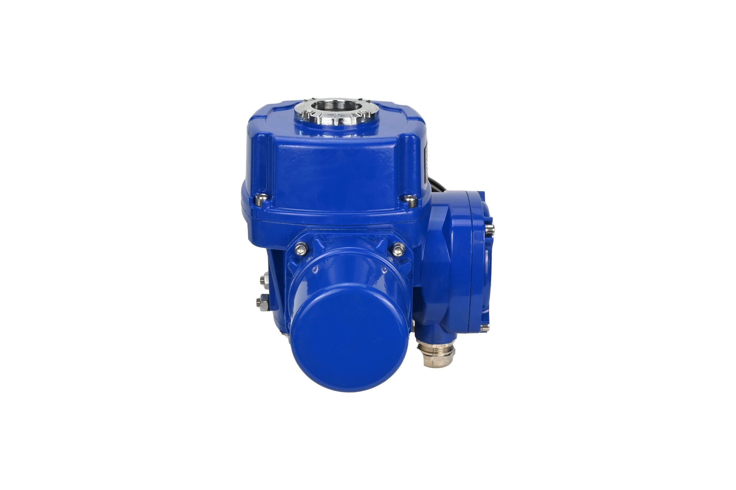 Электропривод DN.ru четвертьоборотный QT-W (M)-030 с моментной муфтой и штурвалом, 220В D300-00736