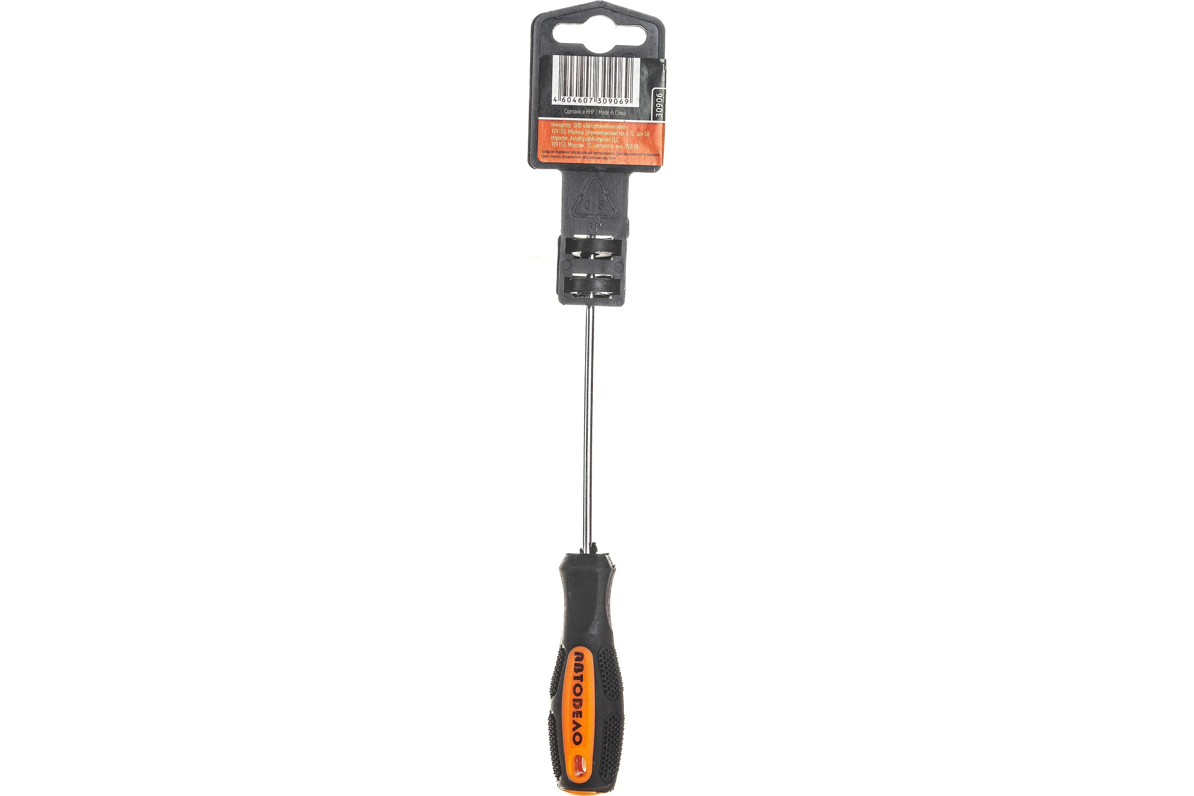 Отвертка АвтоDело TORX T6x125 мм на держателе 30906 11688