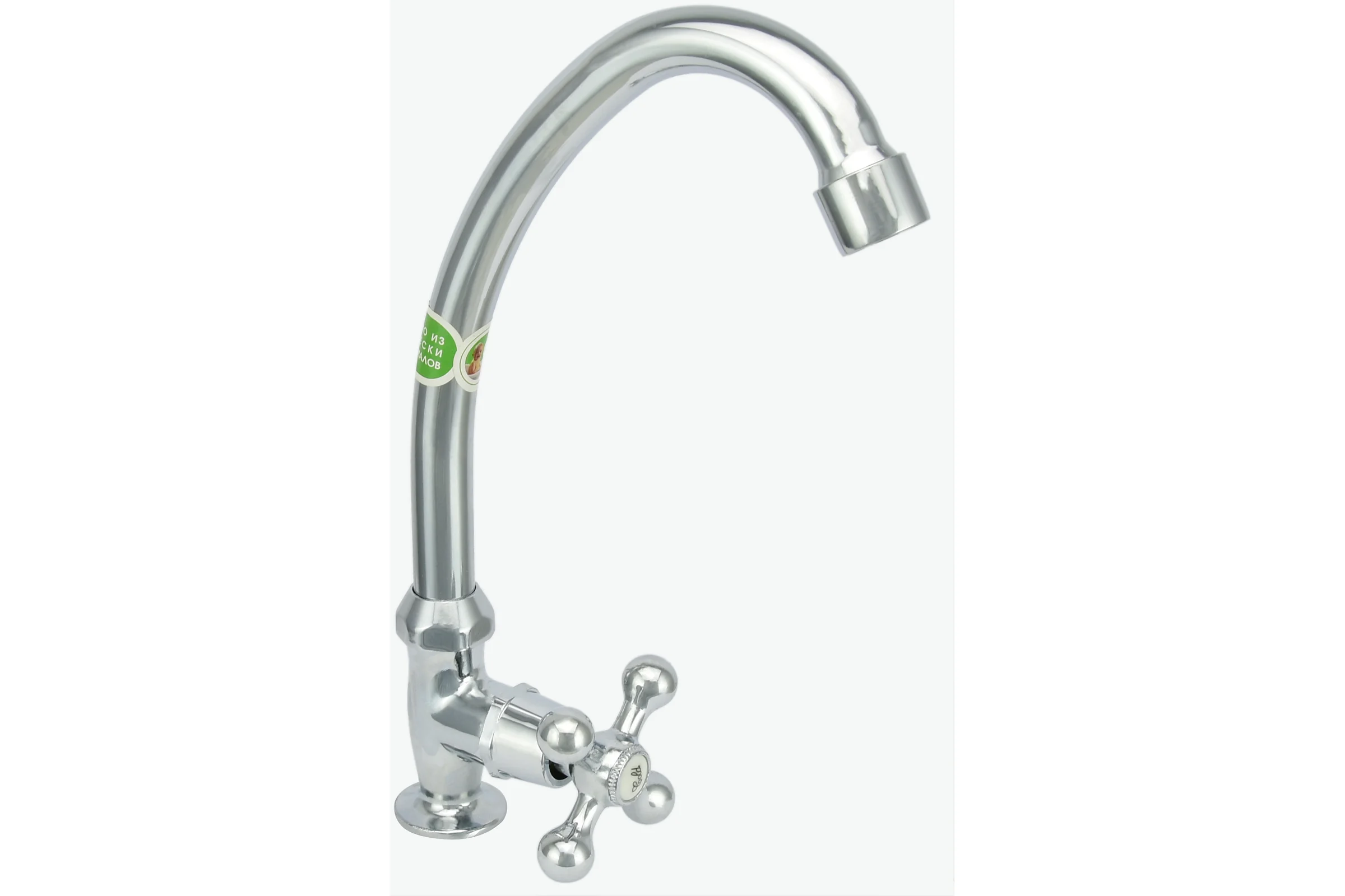 Настольный кран Juguni JGN1140, моно, кран-букса керамический, хром/мах. 0402.661